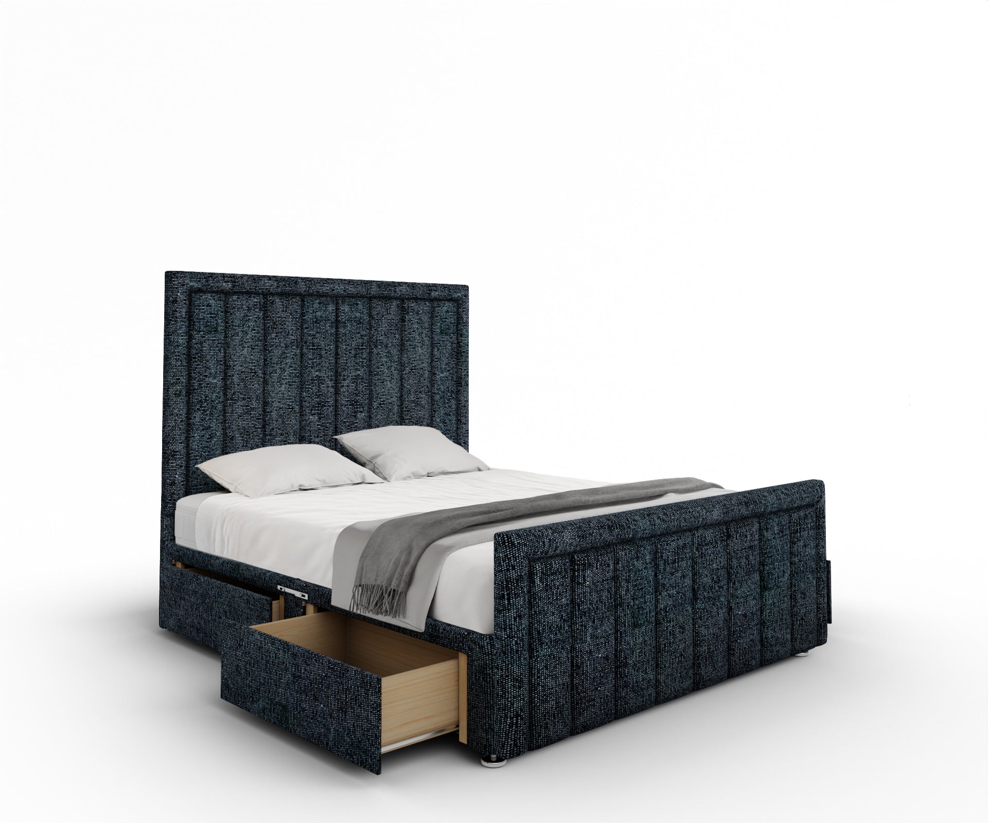 Ella Divan Bed Set With Footboard