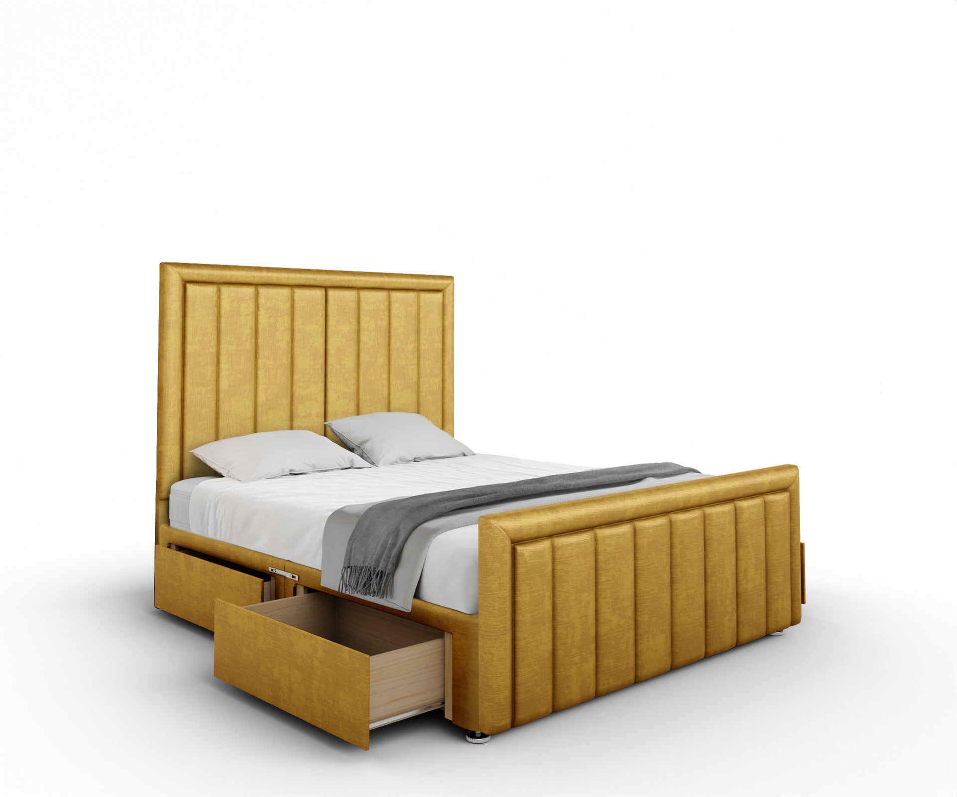 Ella Divan Bed Set With Footboard