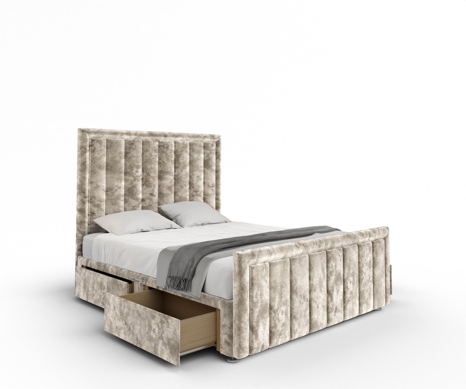 Ella Divan Bed Set With Footboard