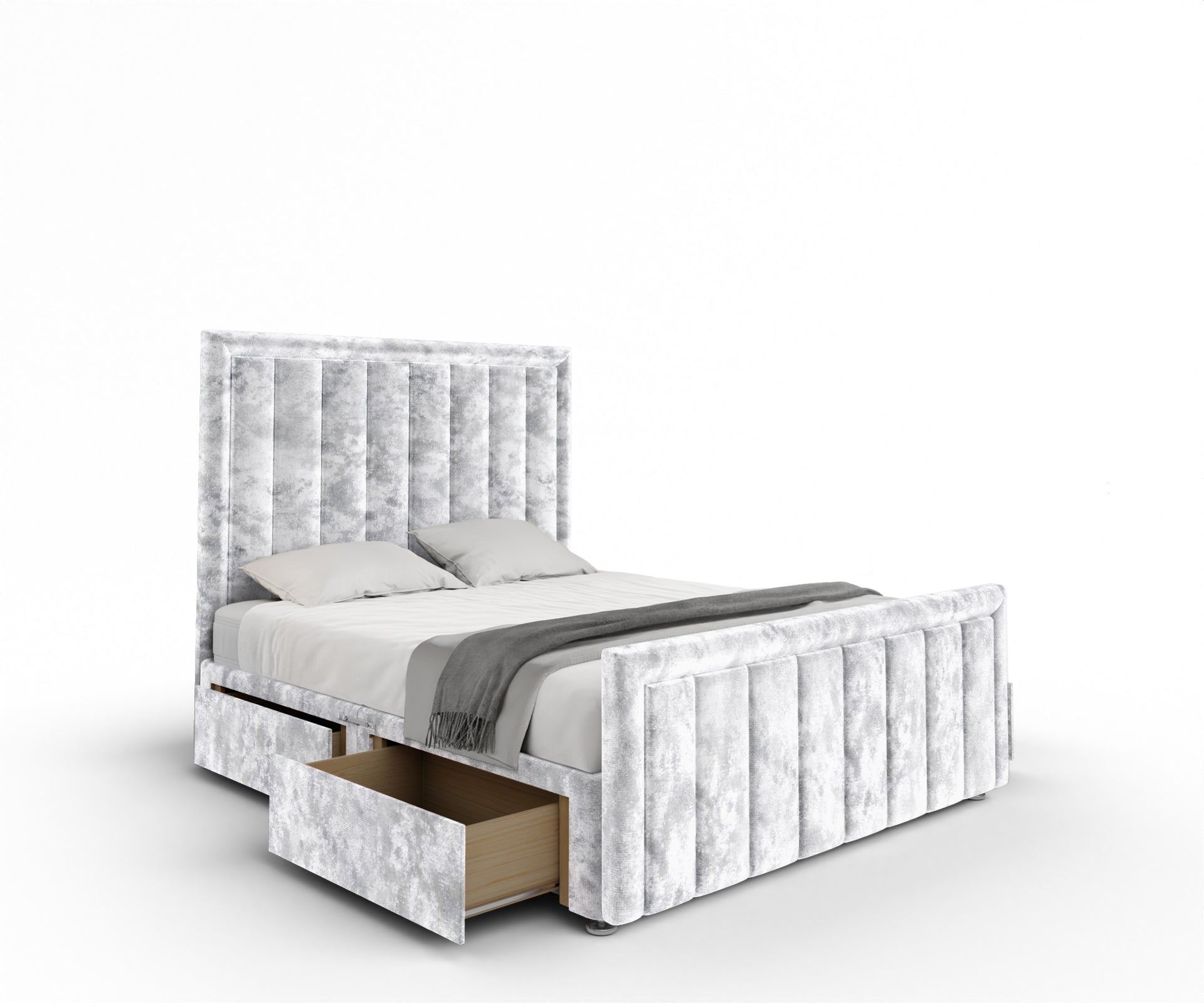 Ella Divan Bed Set With Footboard