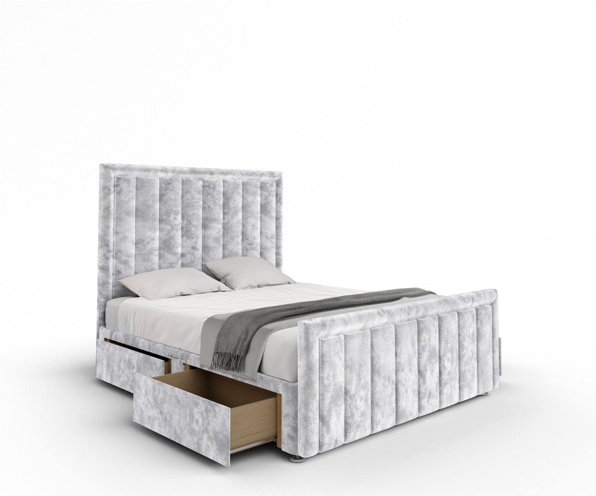 Ella Divan Bed Set With Footboard