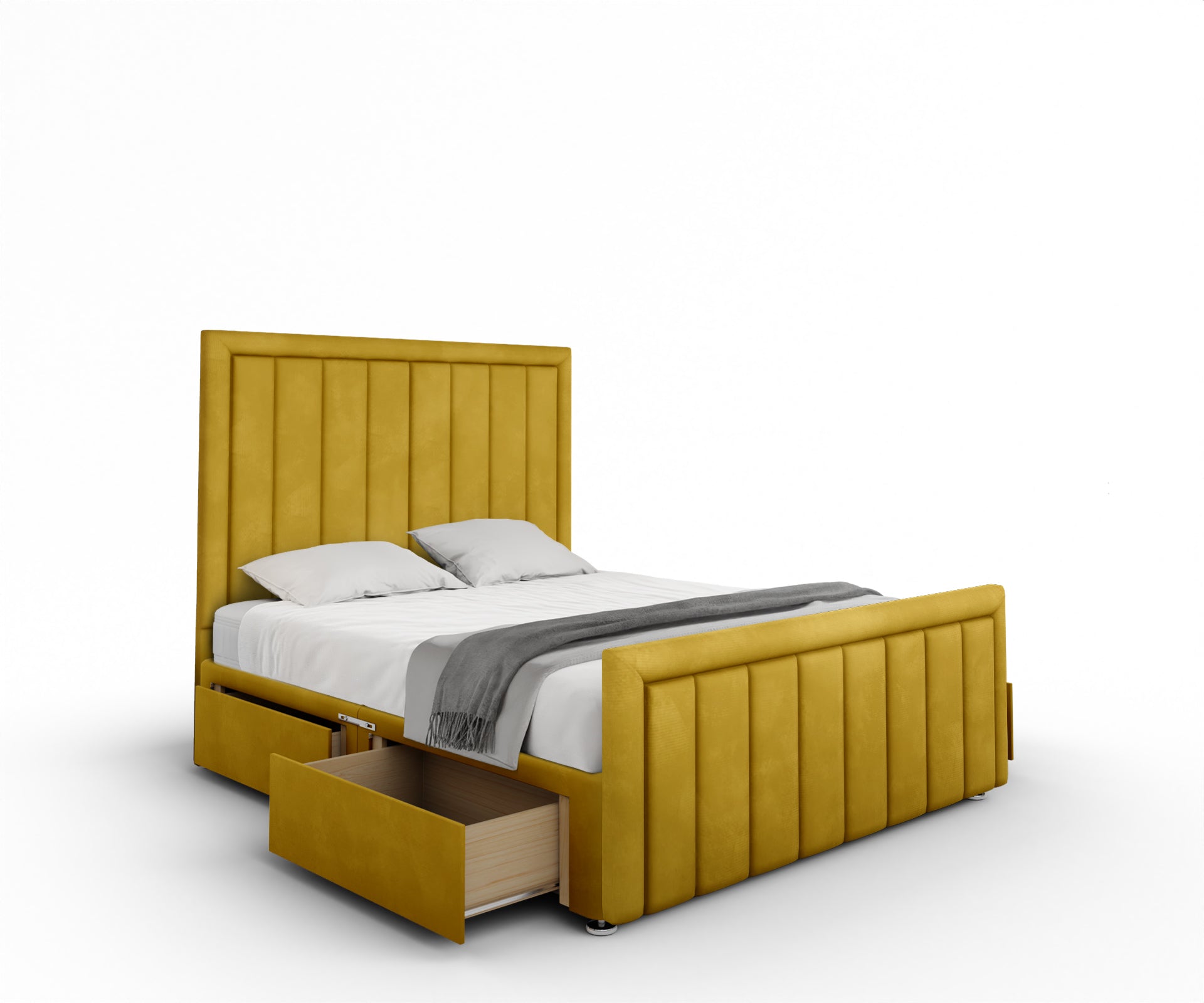 Ella Divan Bed Set With Footboard