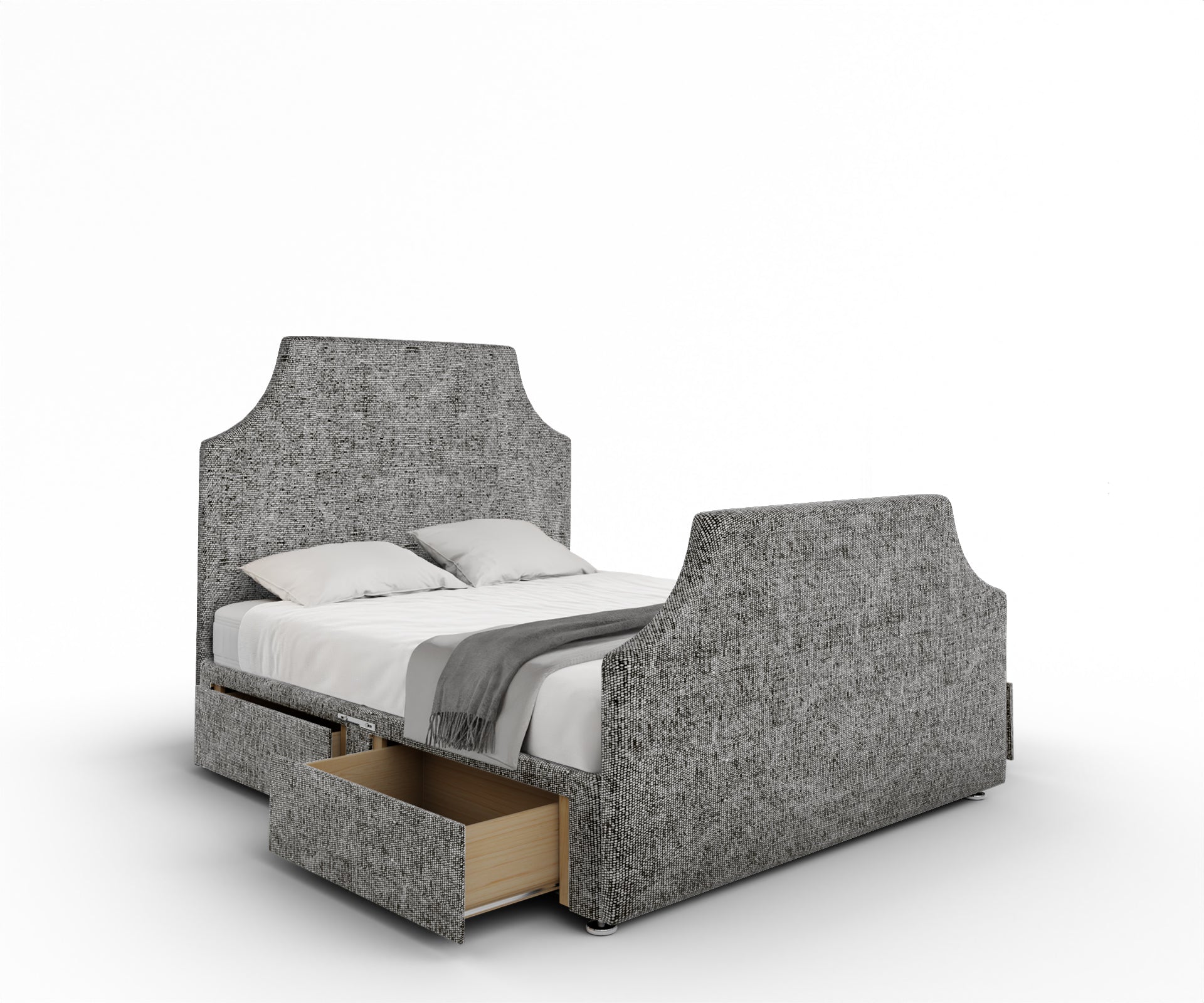 Eva Divan Bed Set With Footboard