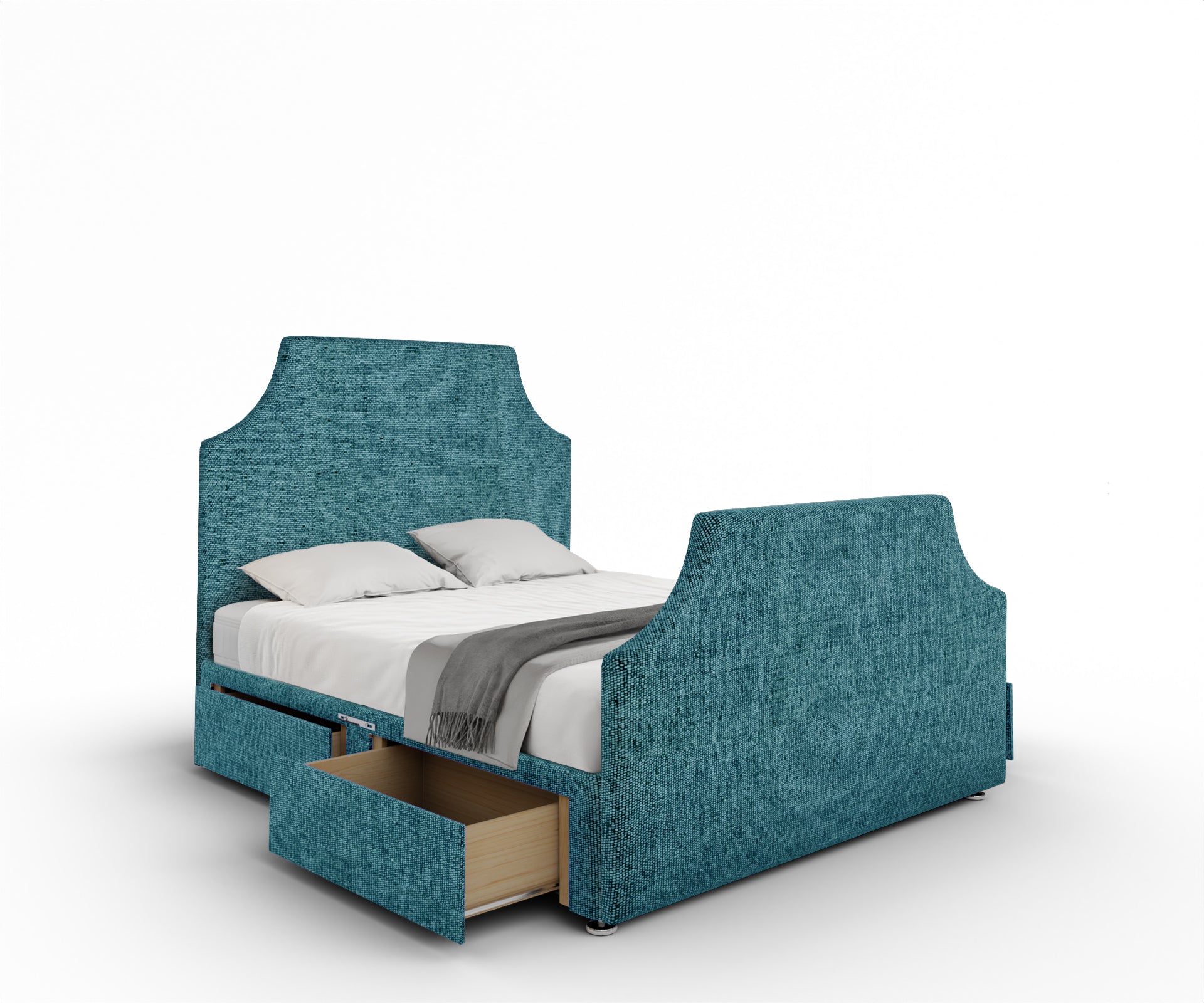 Eva Divan Bed Set With Footboard