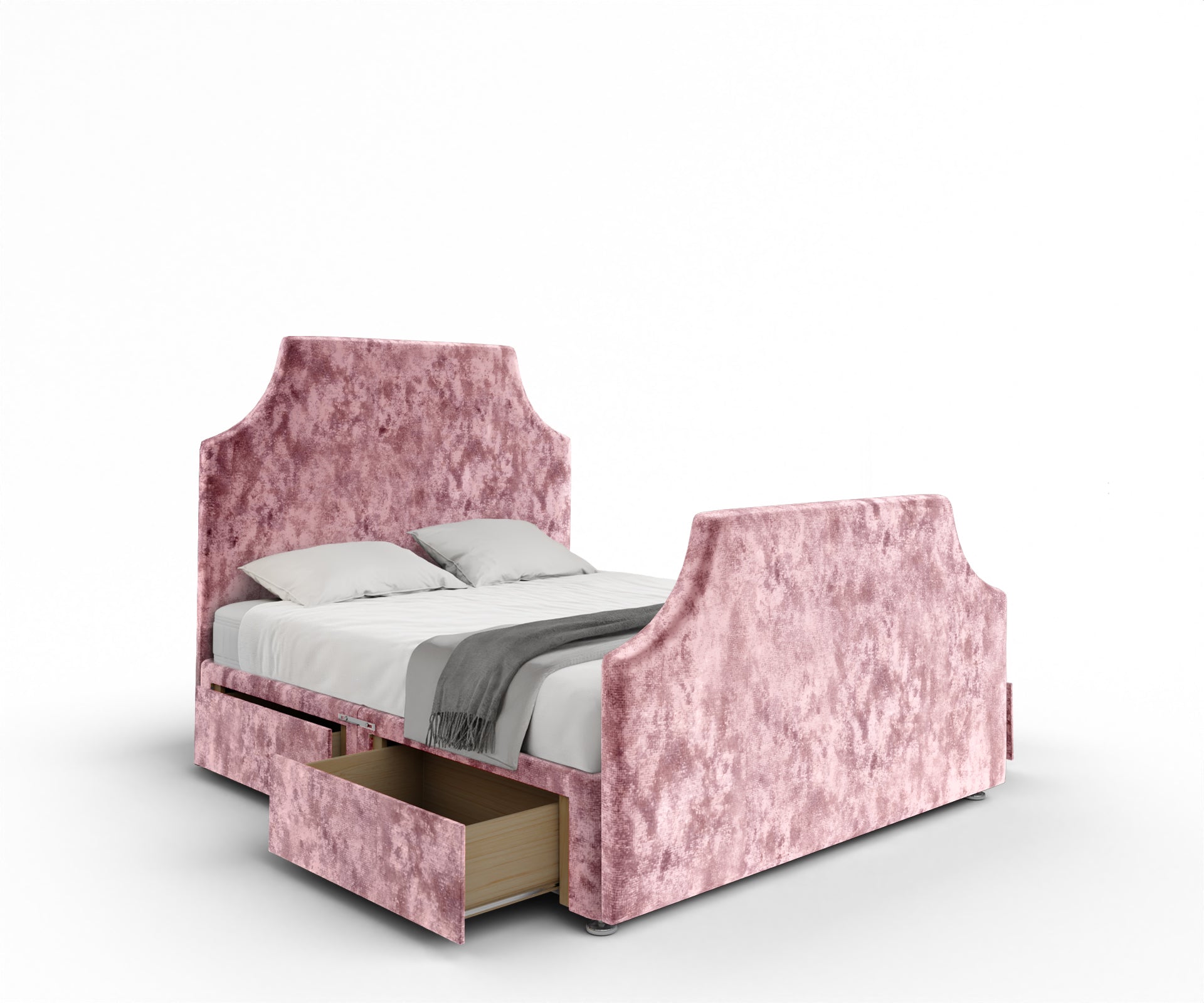 Eva Divan Bed Set With Footboard