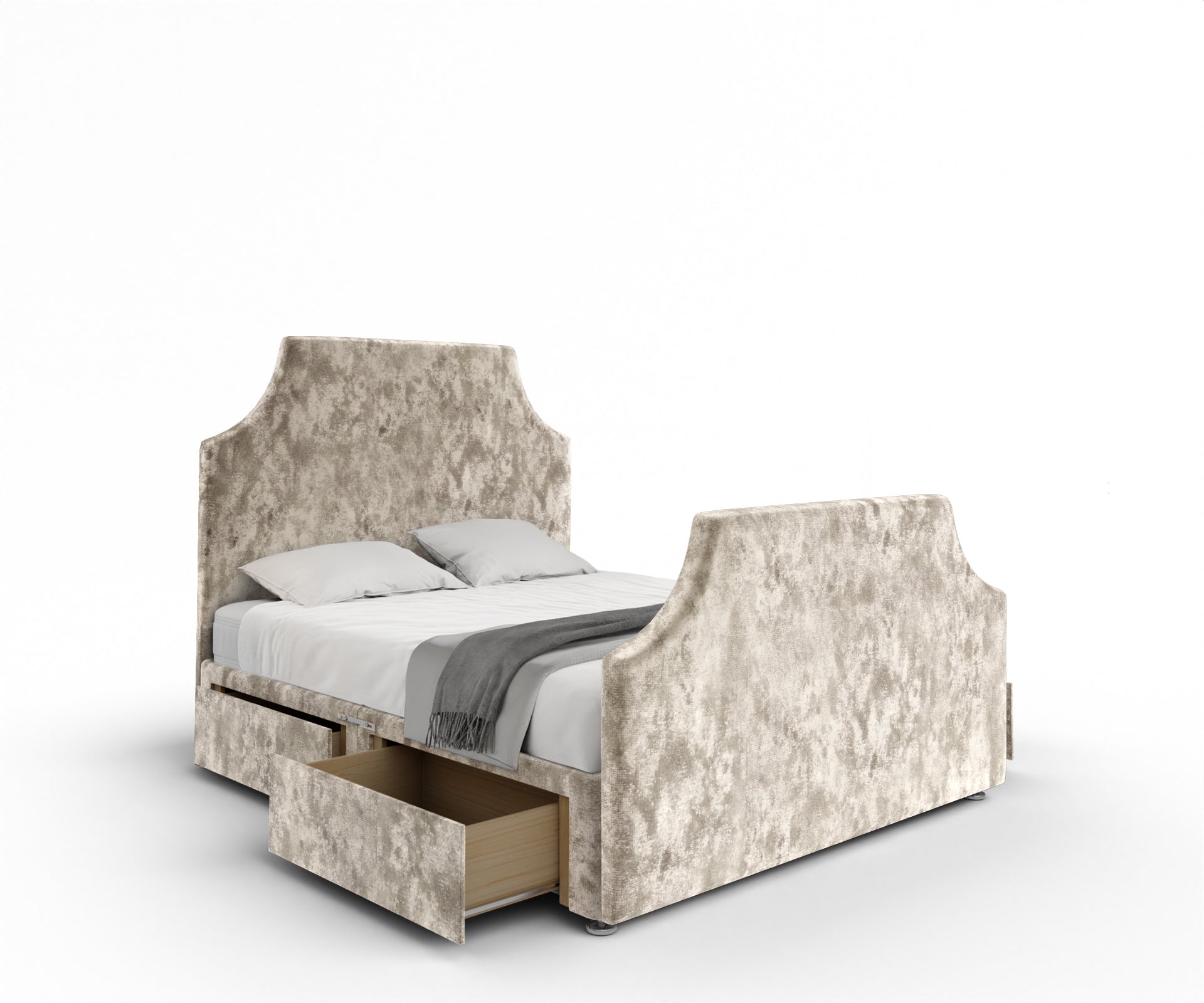 Eva Divan Bed Set With Footboard