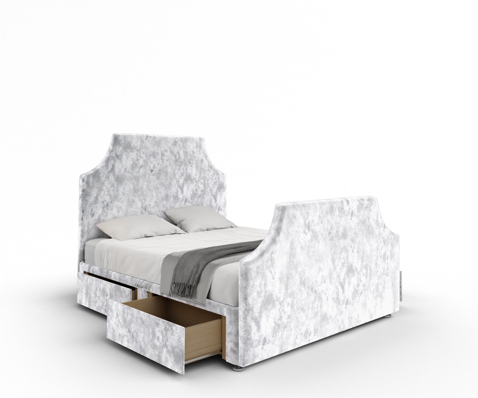 Eva Divan Bed Set With Footboard