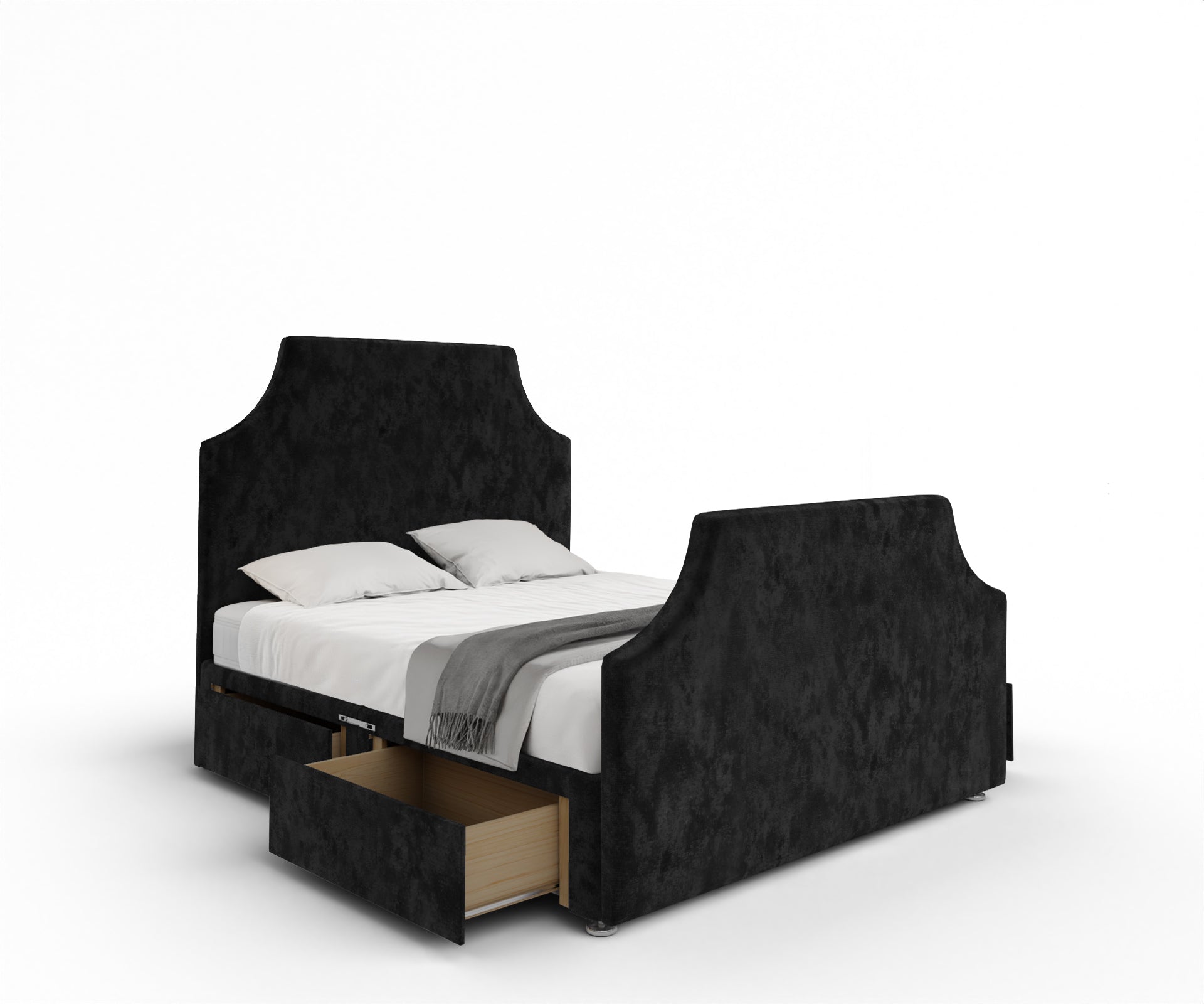 Eva Divan Bed Set With Footboard