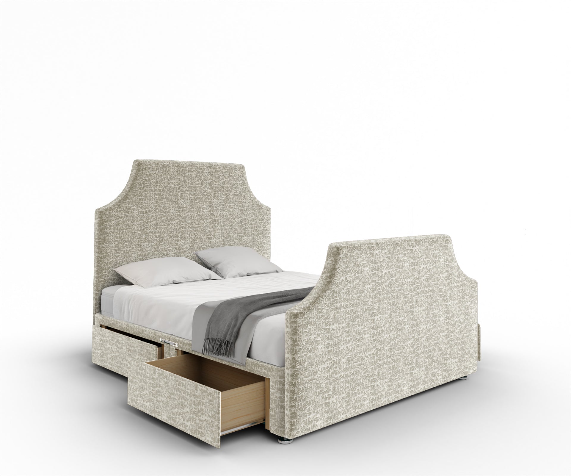 Eva Divan Bed Set With Footboard