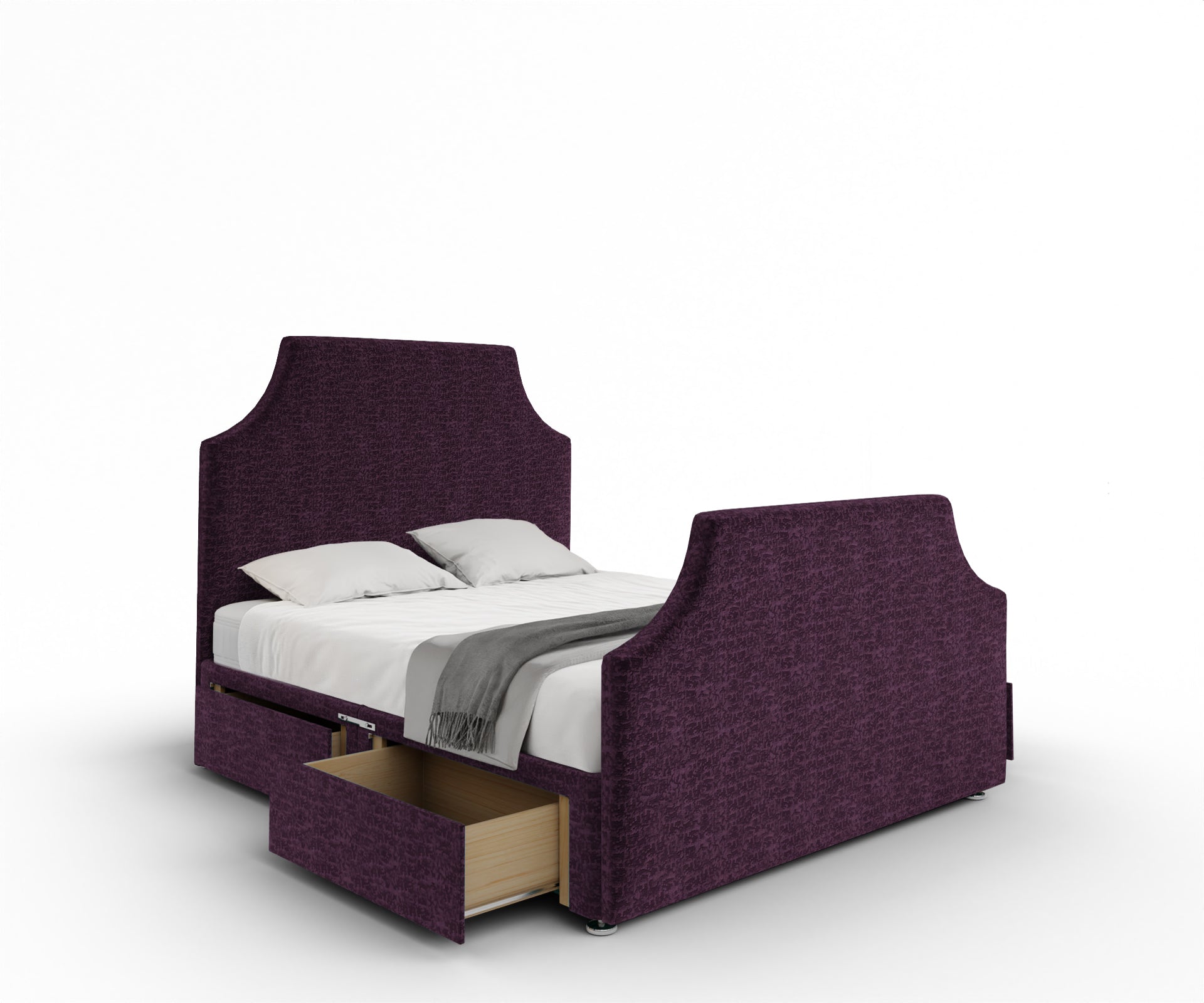 Eva Divan Bed Set With Footboard