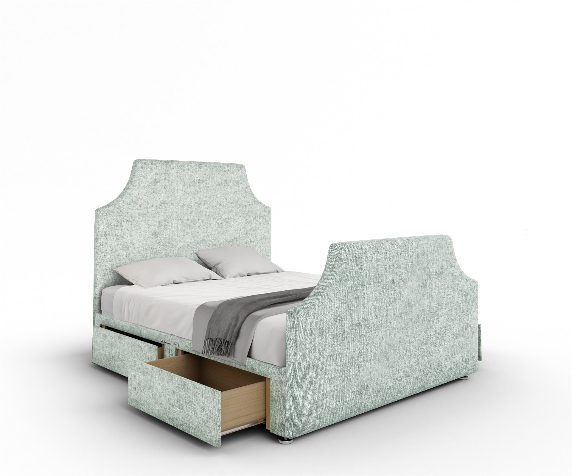 Eva Divan Bed Set With Footboard