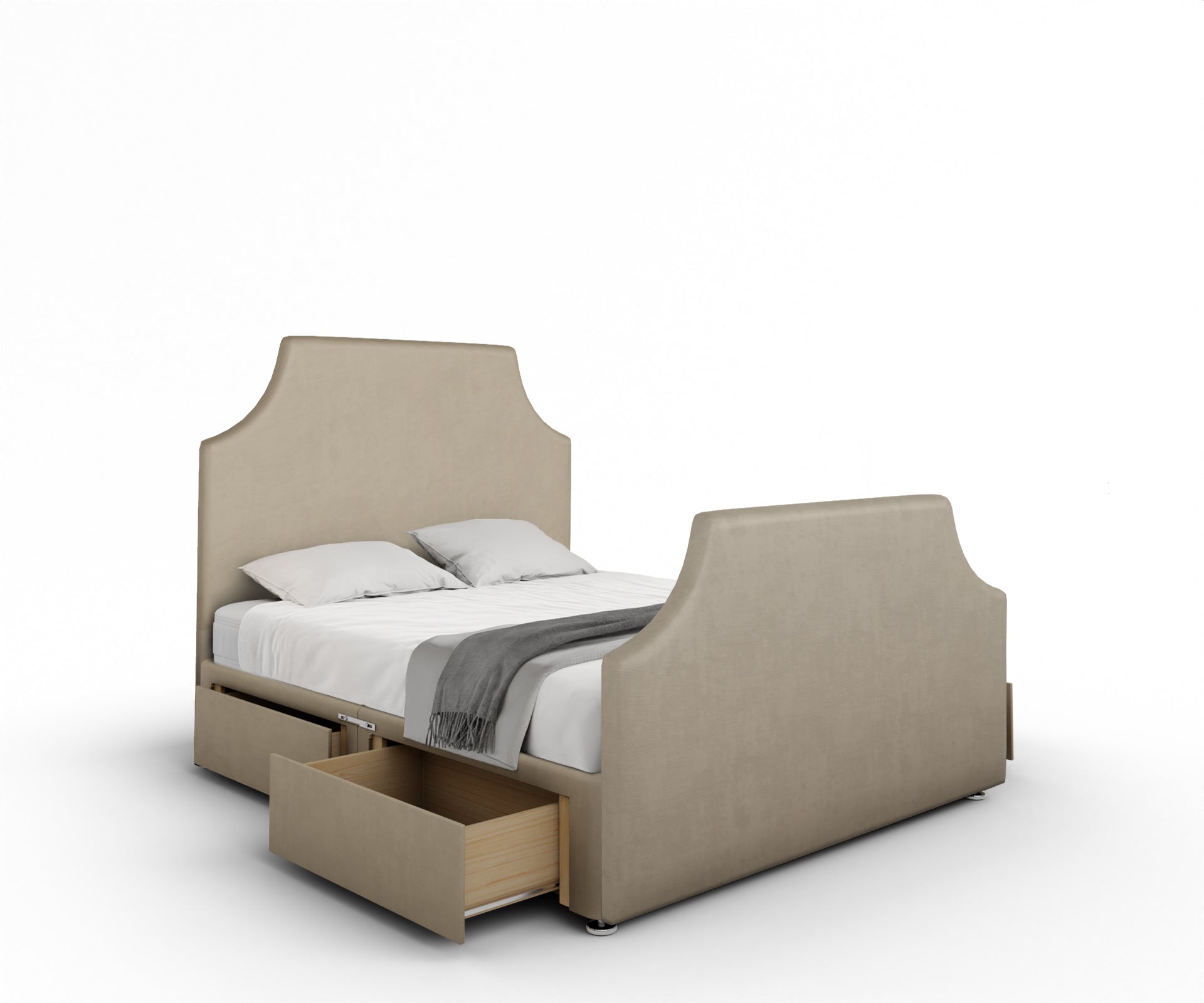 Eva Divan Bed Set With Footboard