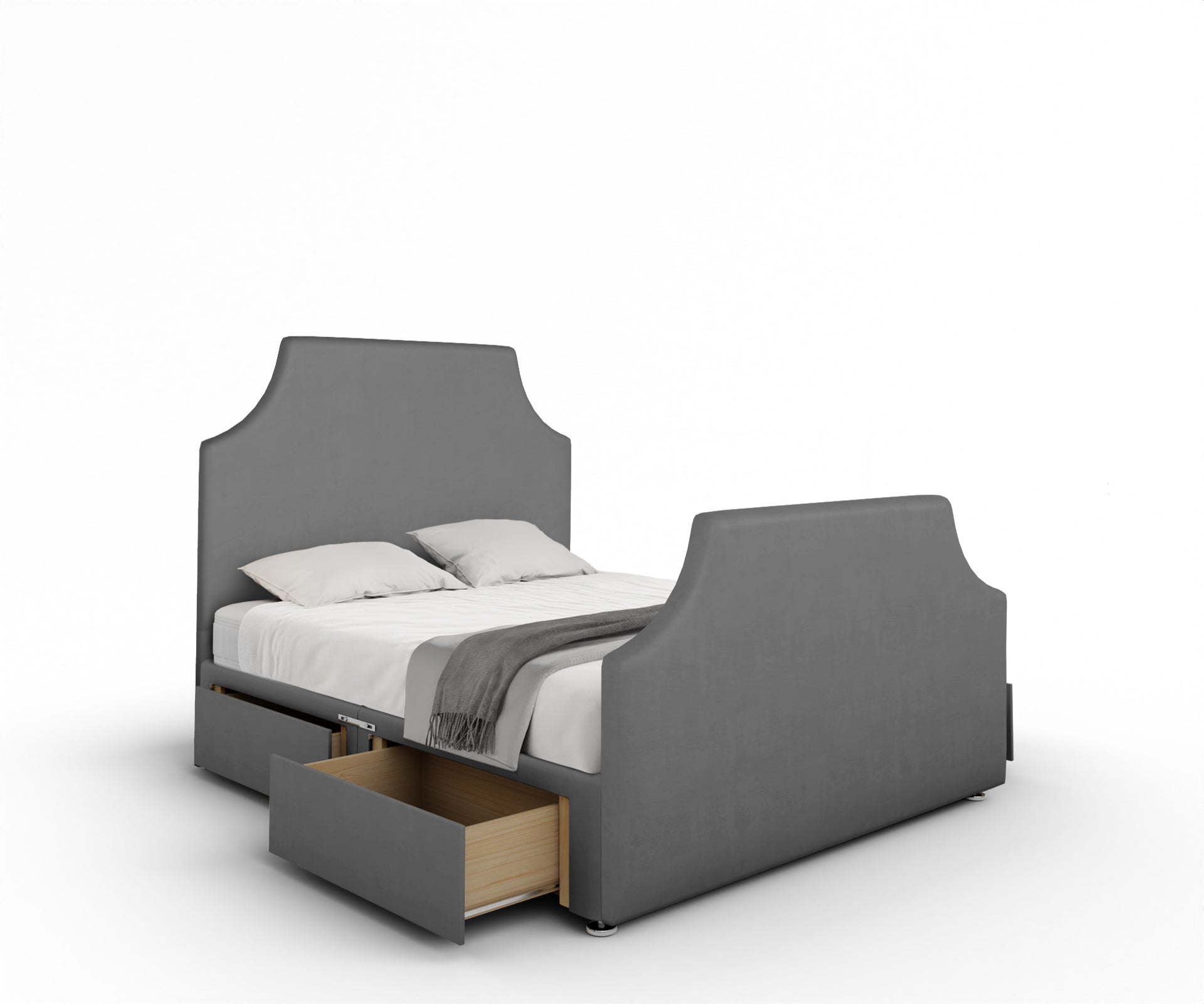 Eva Divan Bed Set With Footboard