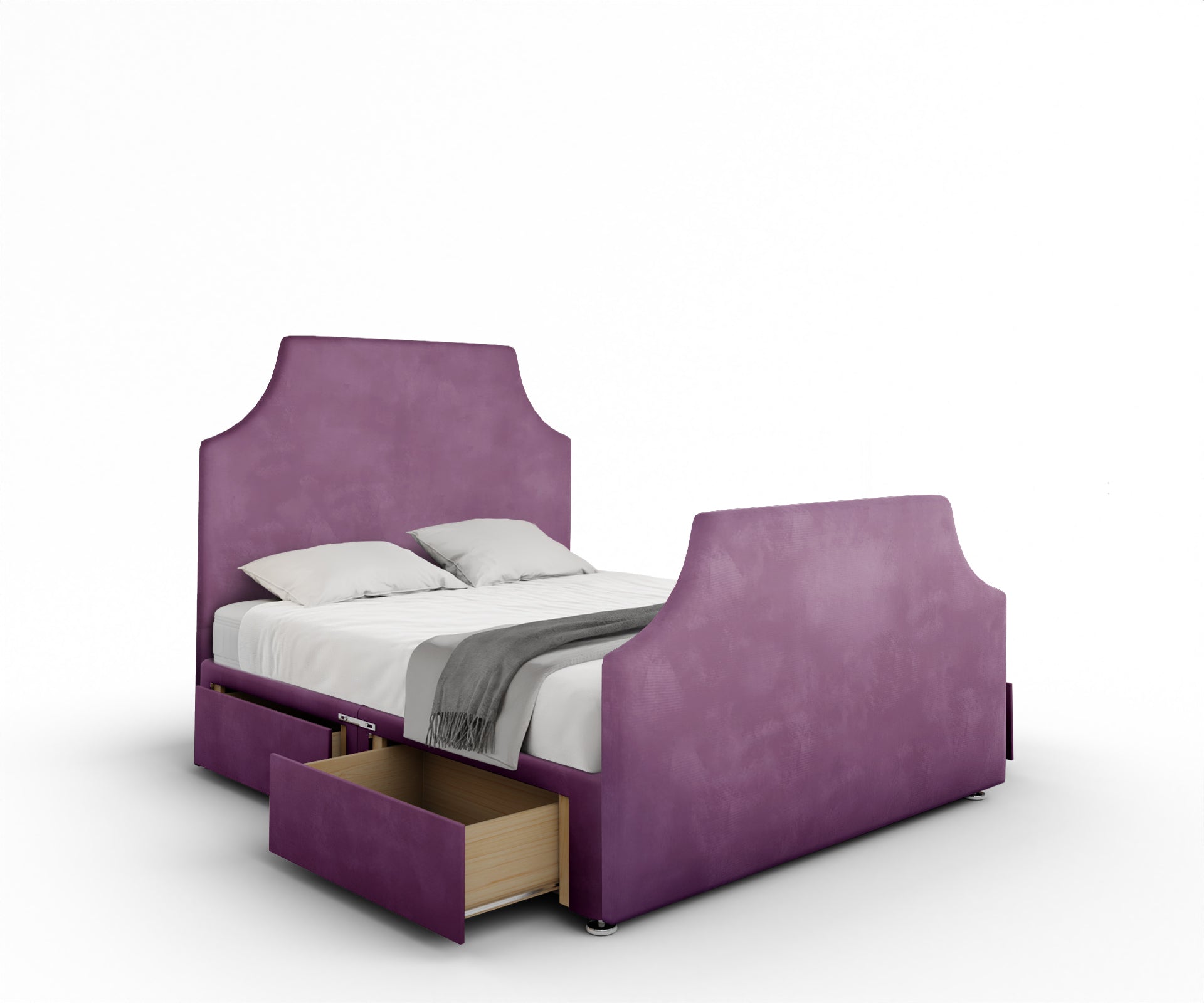 Eva Divan Bed Set With Footboard