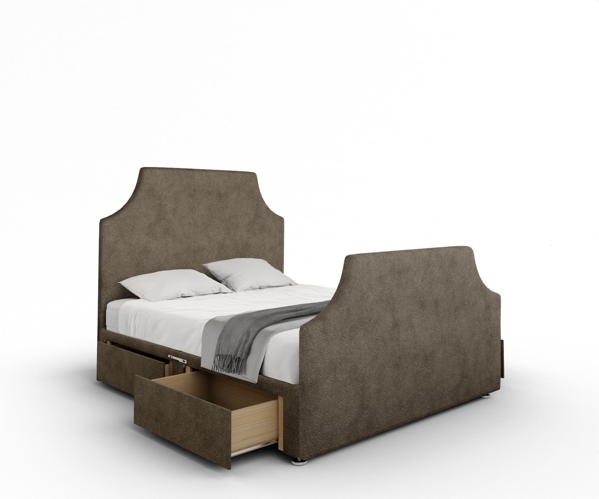 Eva Divan Bed Set With Footboard