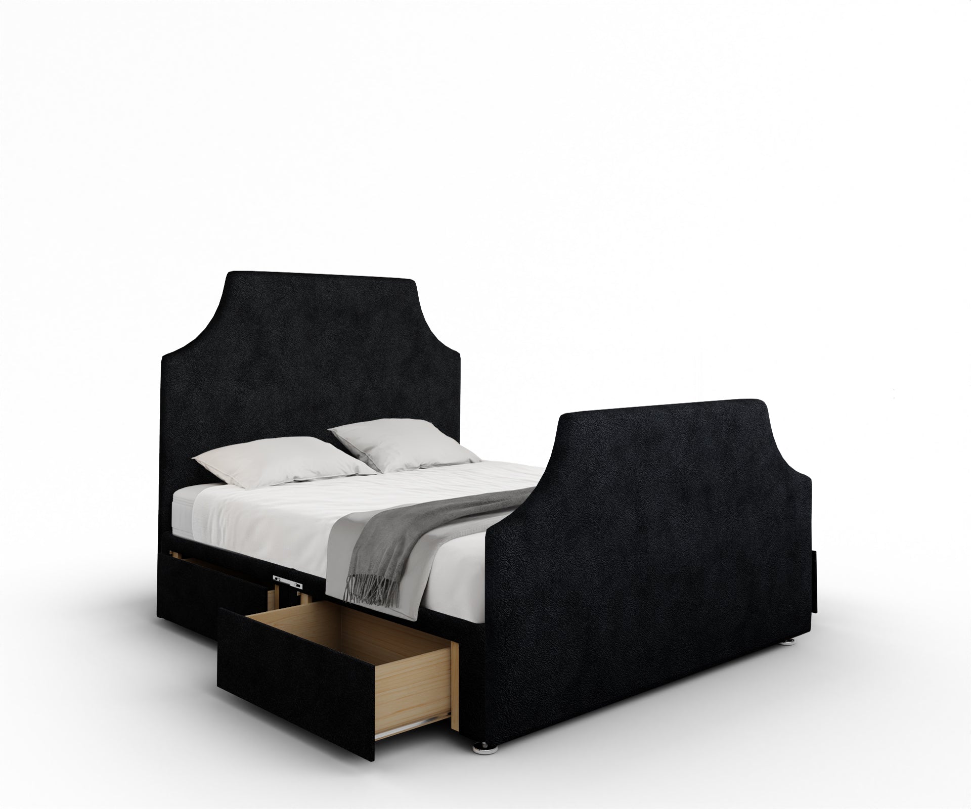 Eva Divan Bed Set With Footboard