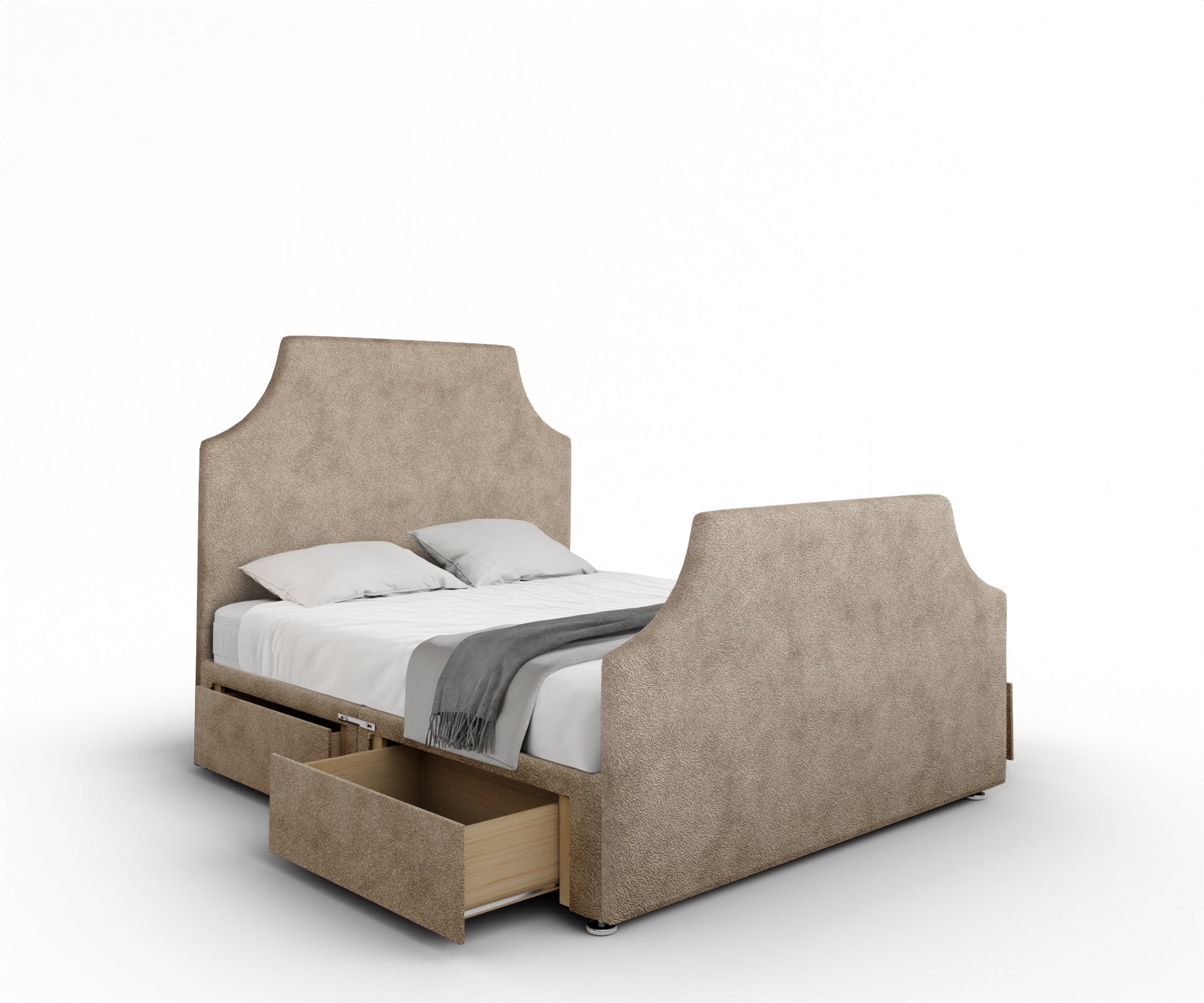 Eva Divan Bed Set With Footboard