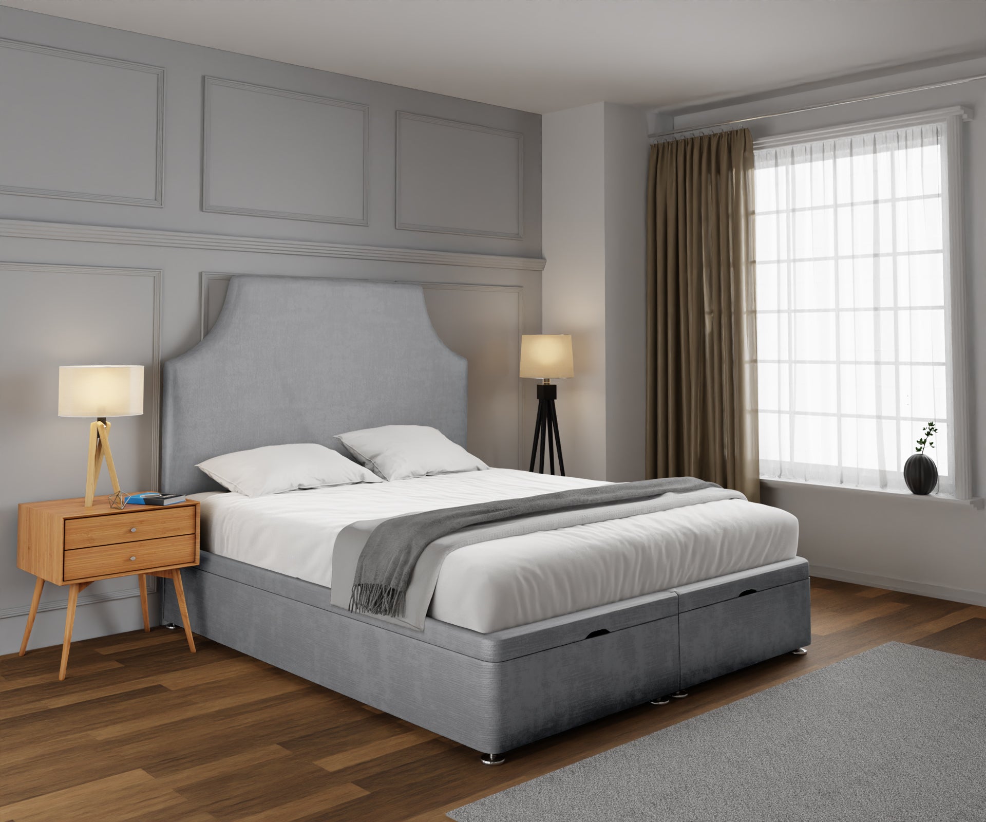 Eva Ottoman Storage Divan Bed Set