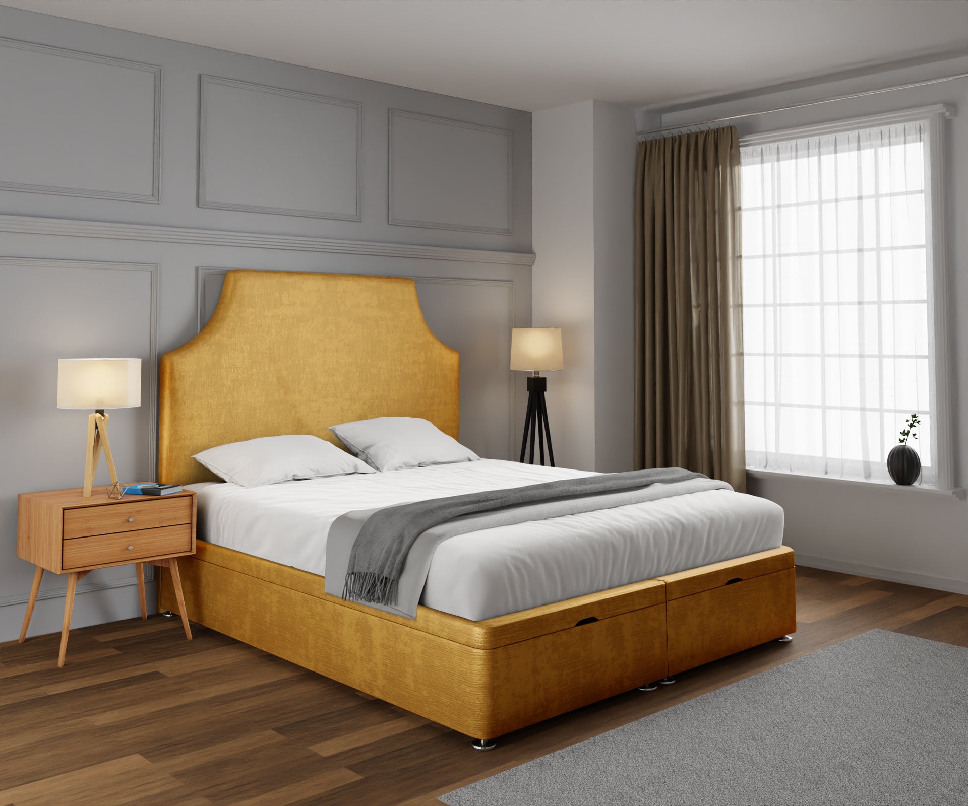 Eva Ottoman Storage Divan Bed Set