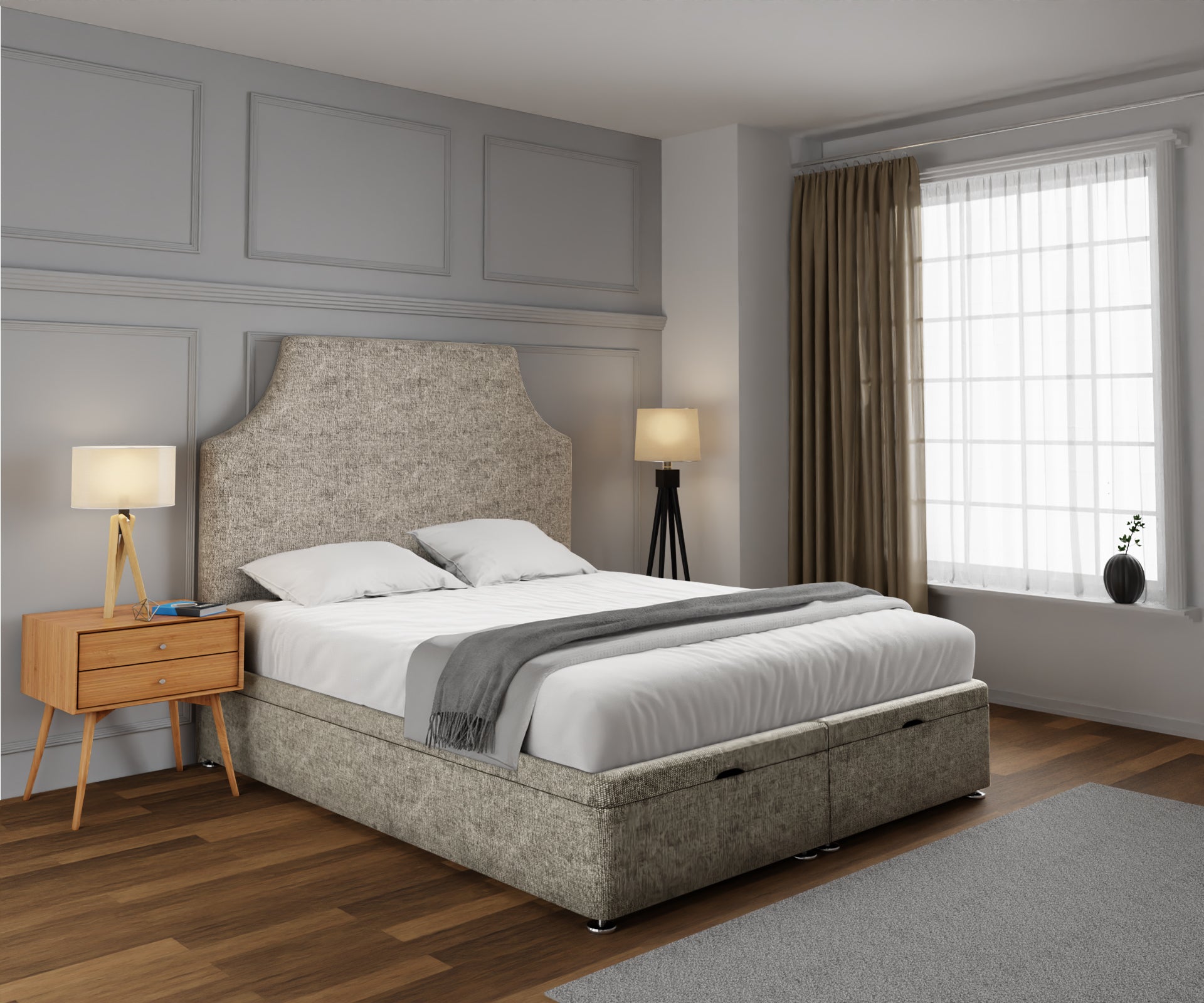 Eva Ottoman Storage Divan Bed Set