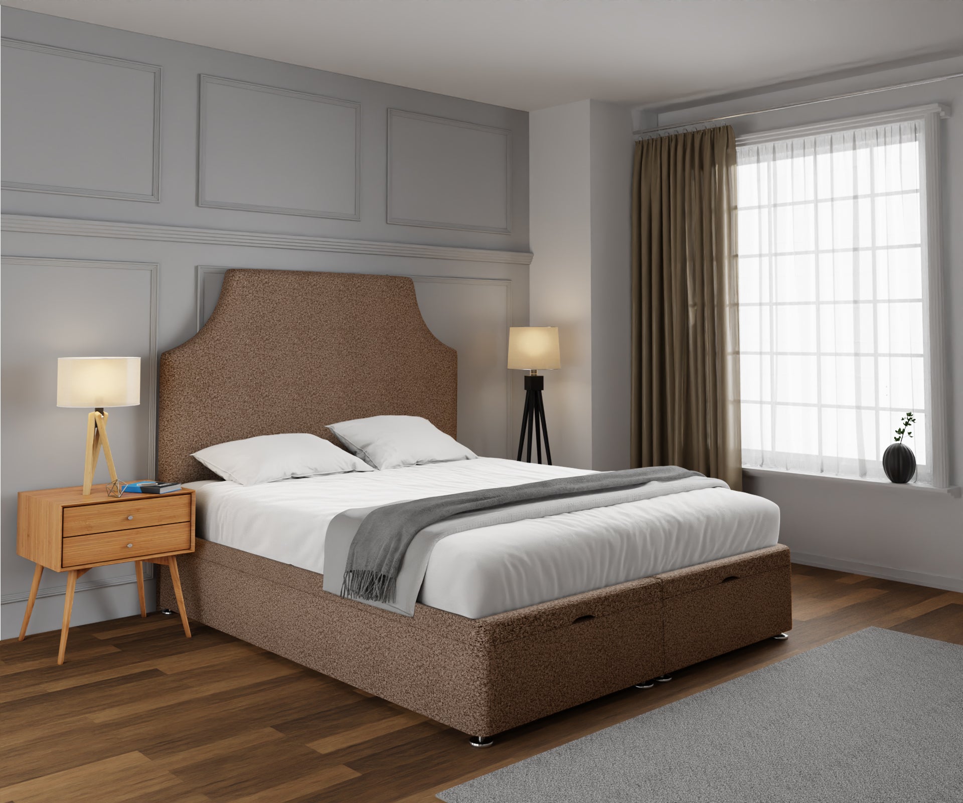 Eva Ottoman Storage Divan Bed Set