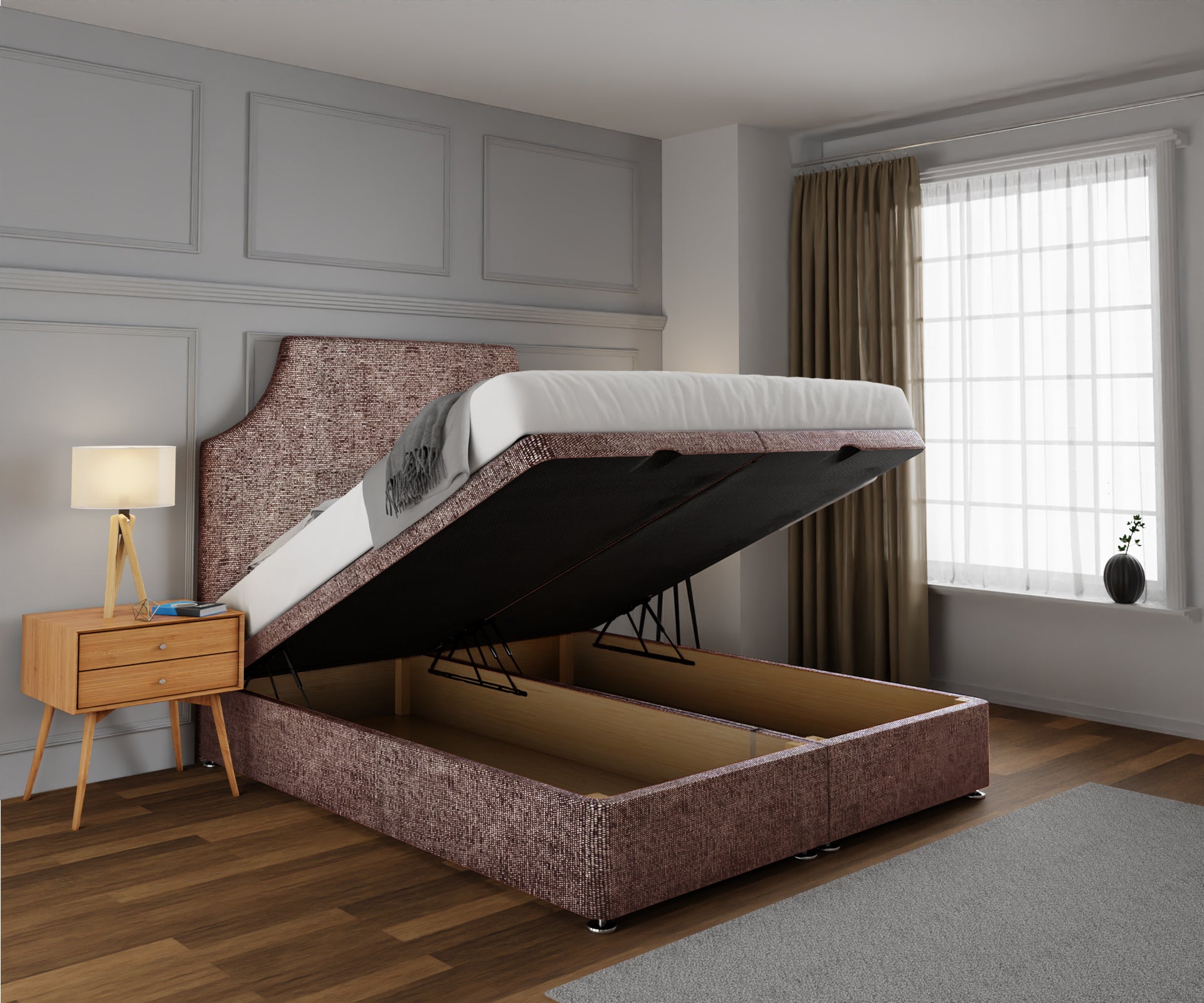 Eva Ottoman Storage Divan Bed Set