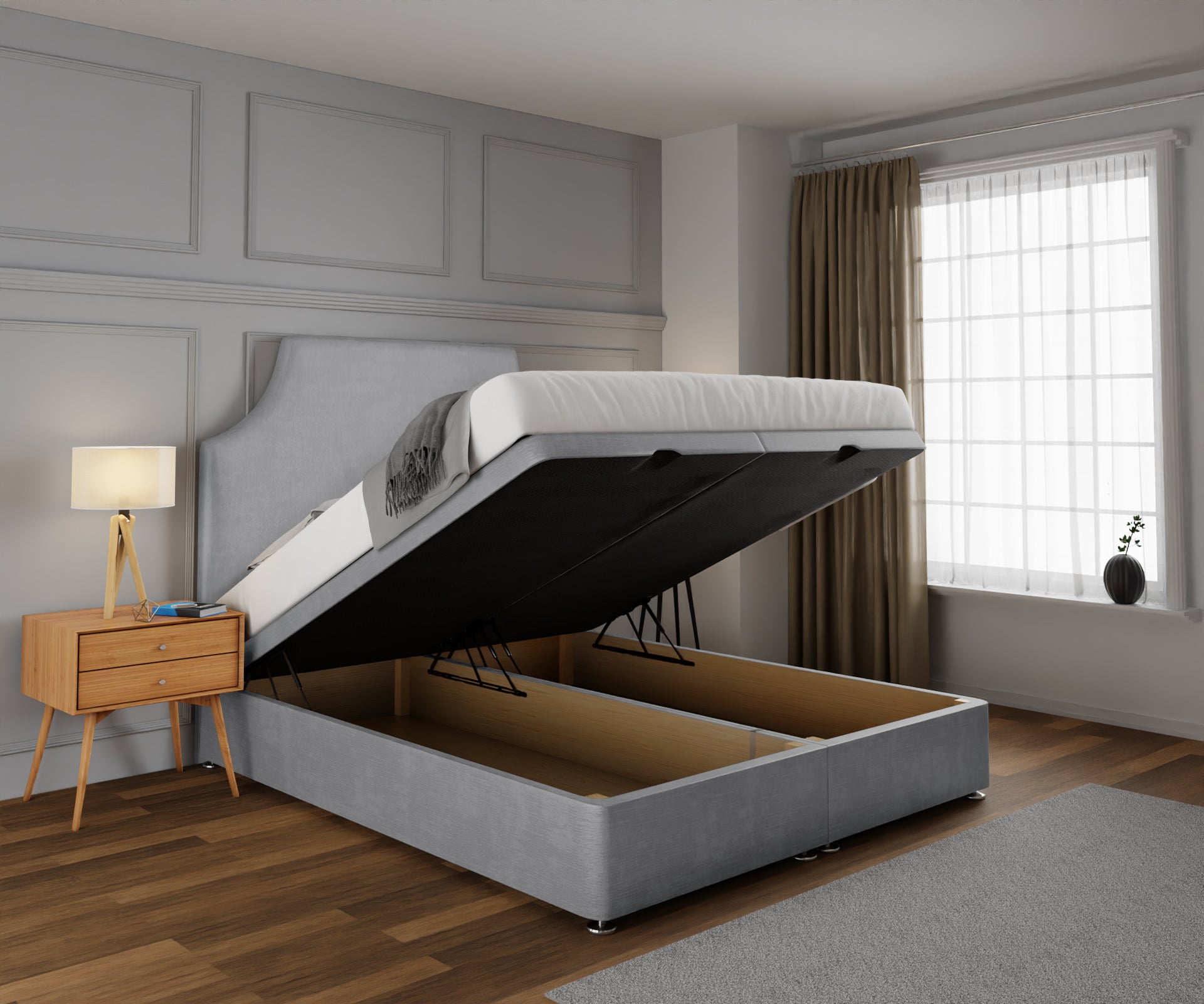 Eva Ottoman Storage Divan Bed Set