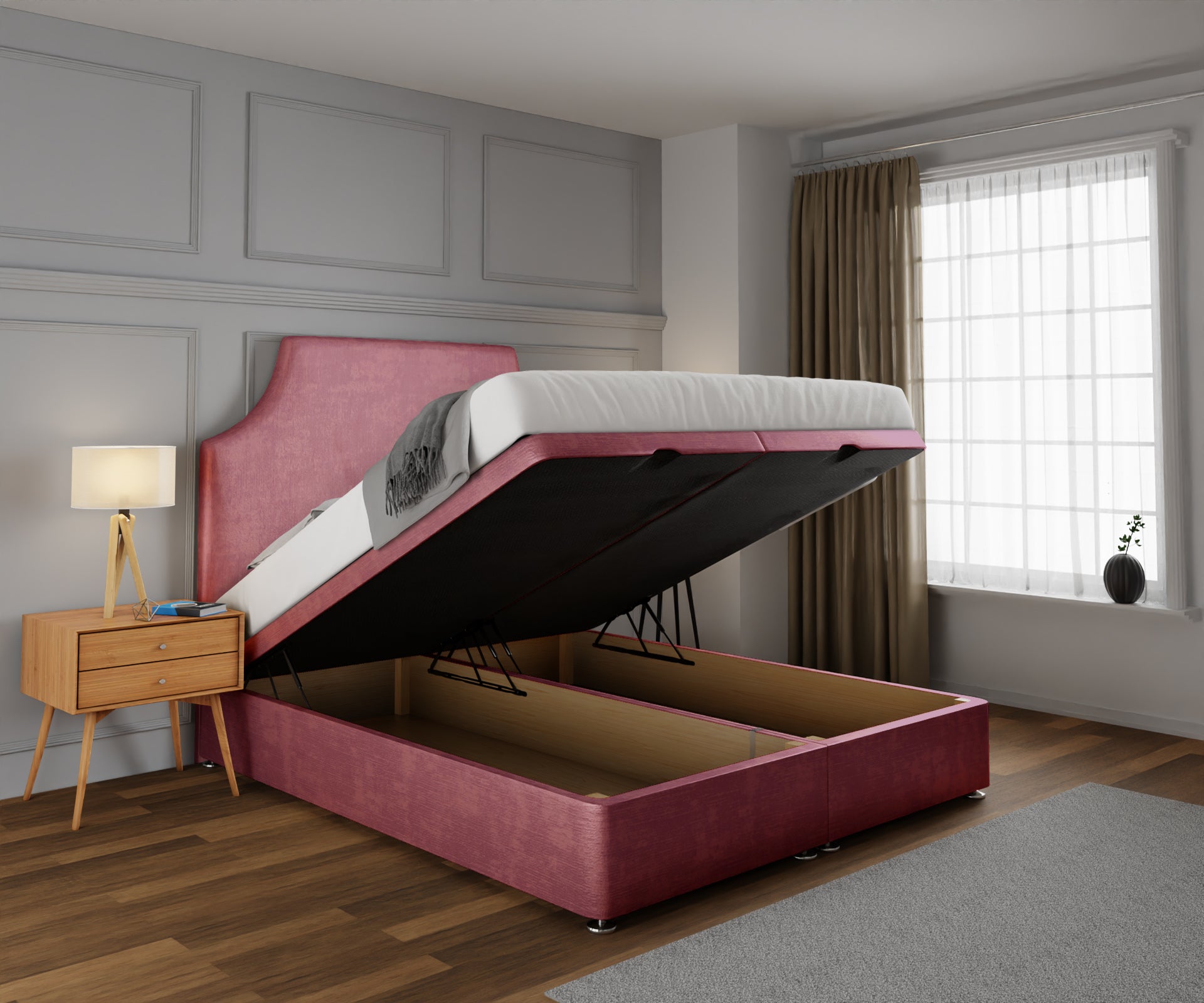 Eva Ottoman Storage Divan Bed Set
