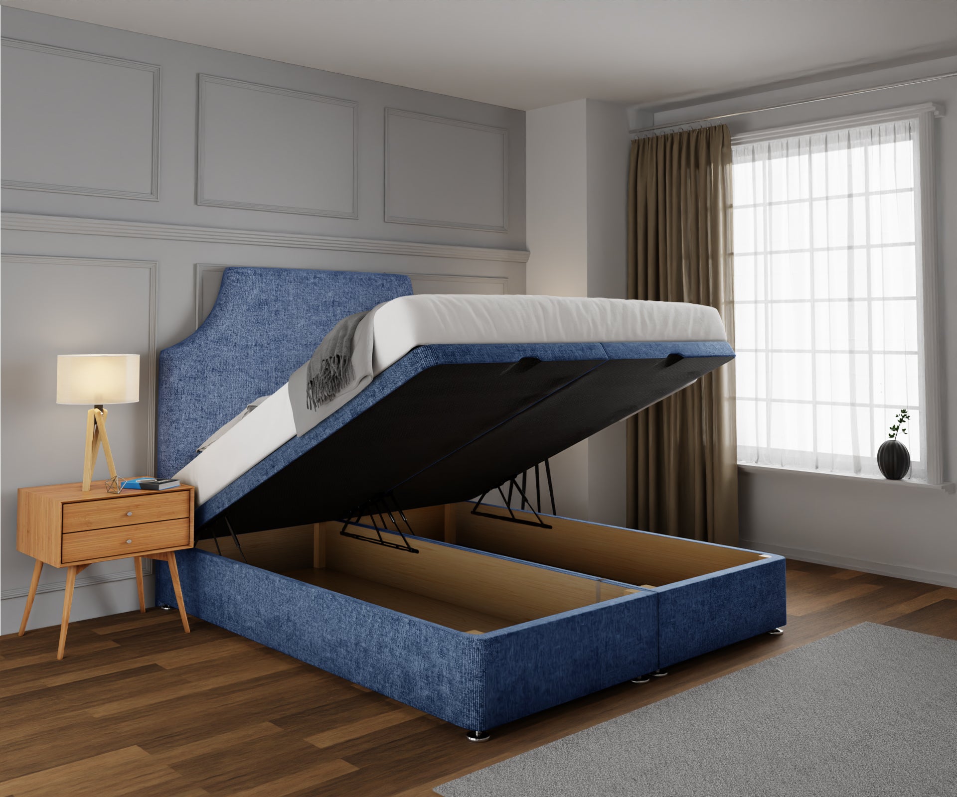 Eva Ottoman Storage Divan Bed Set