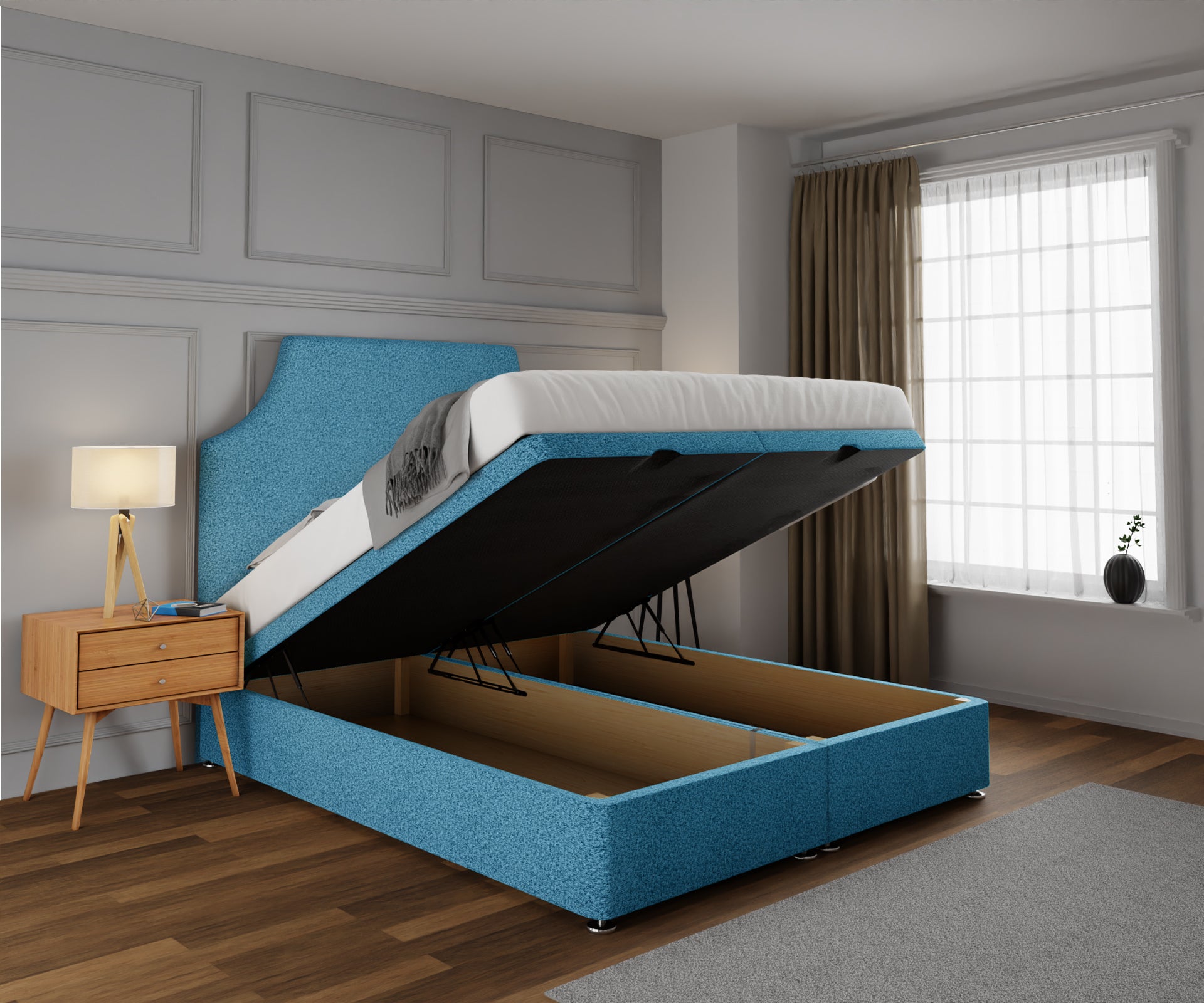 Eva Ottoman Storage Divan Bed Set