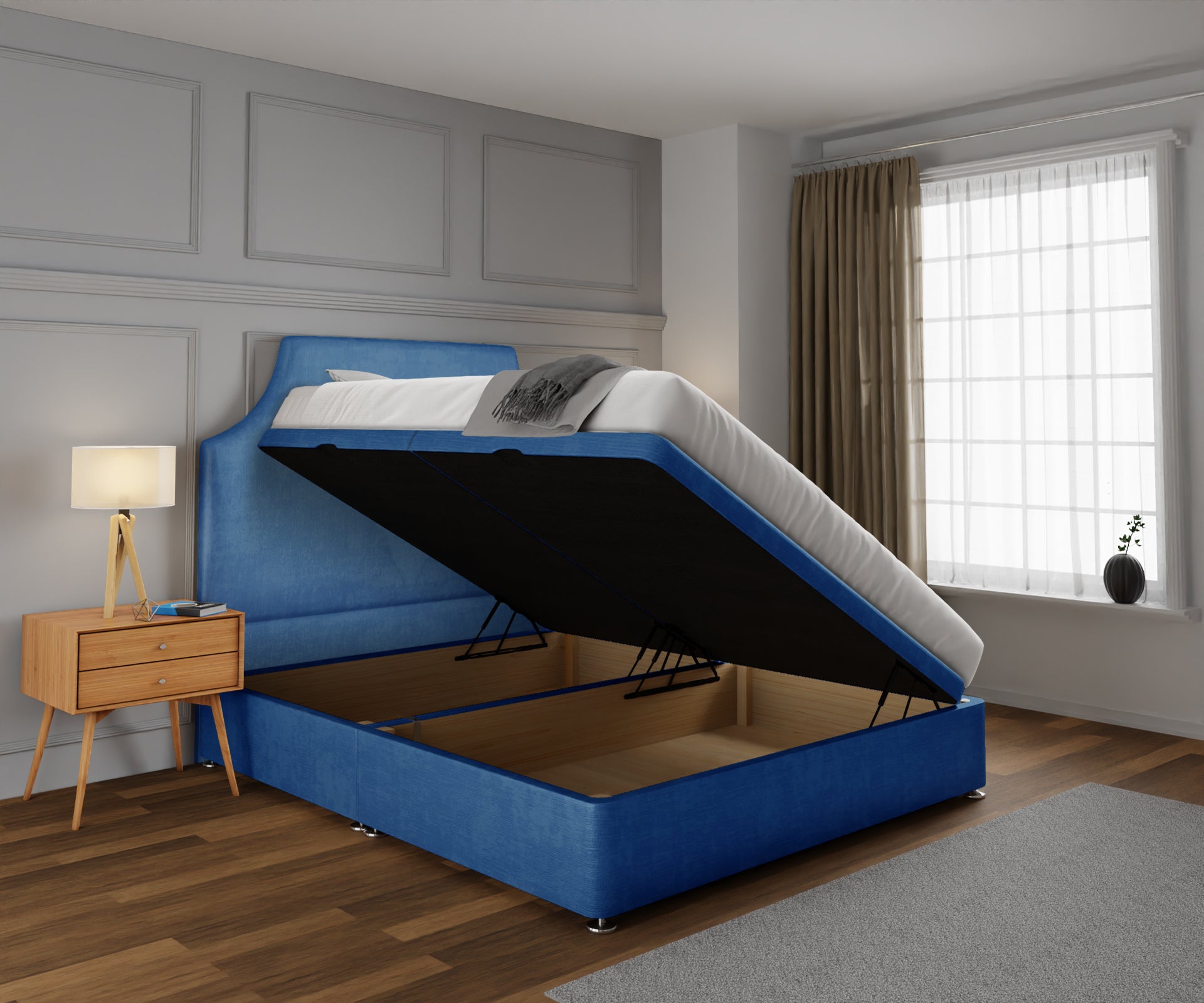 Eva Ottoman Storage Divan Bed Set