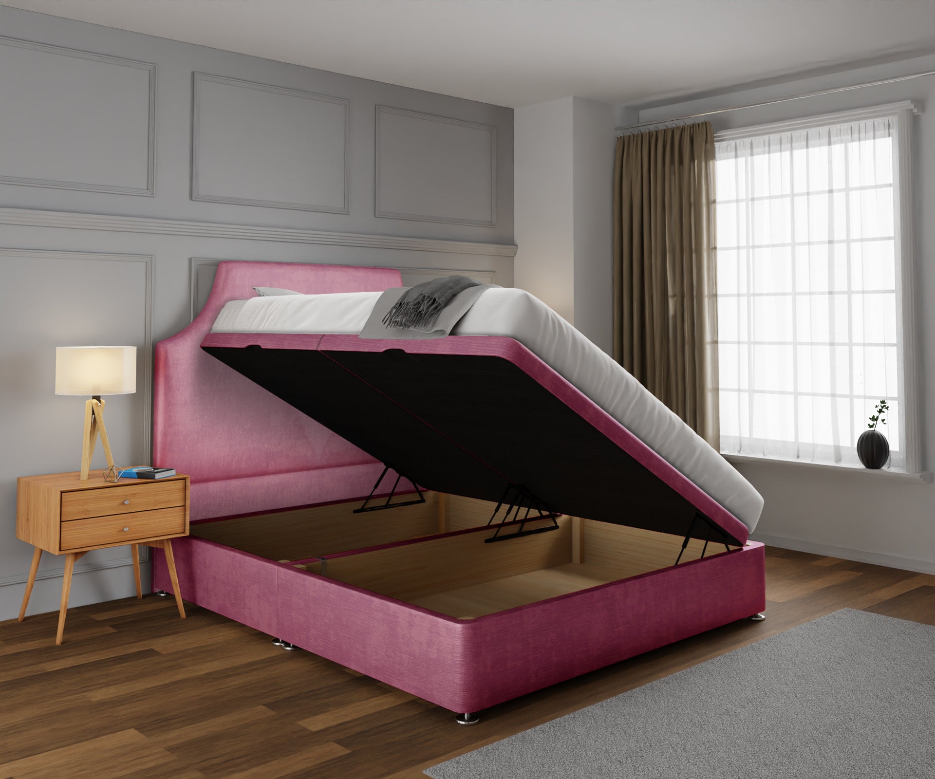 Eva Ottoman Storage Divan Bed Set
