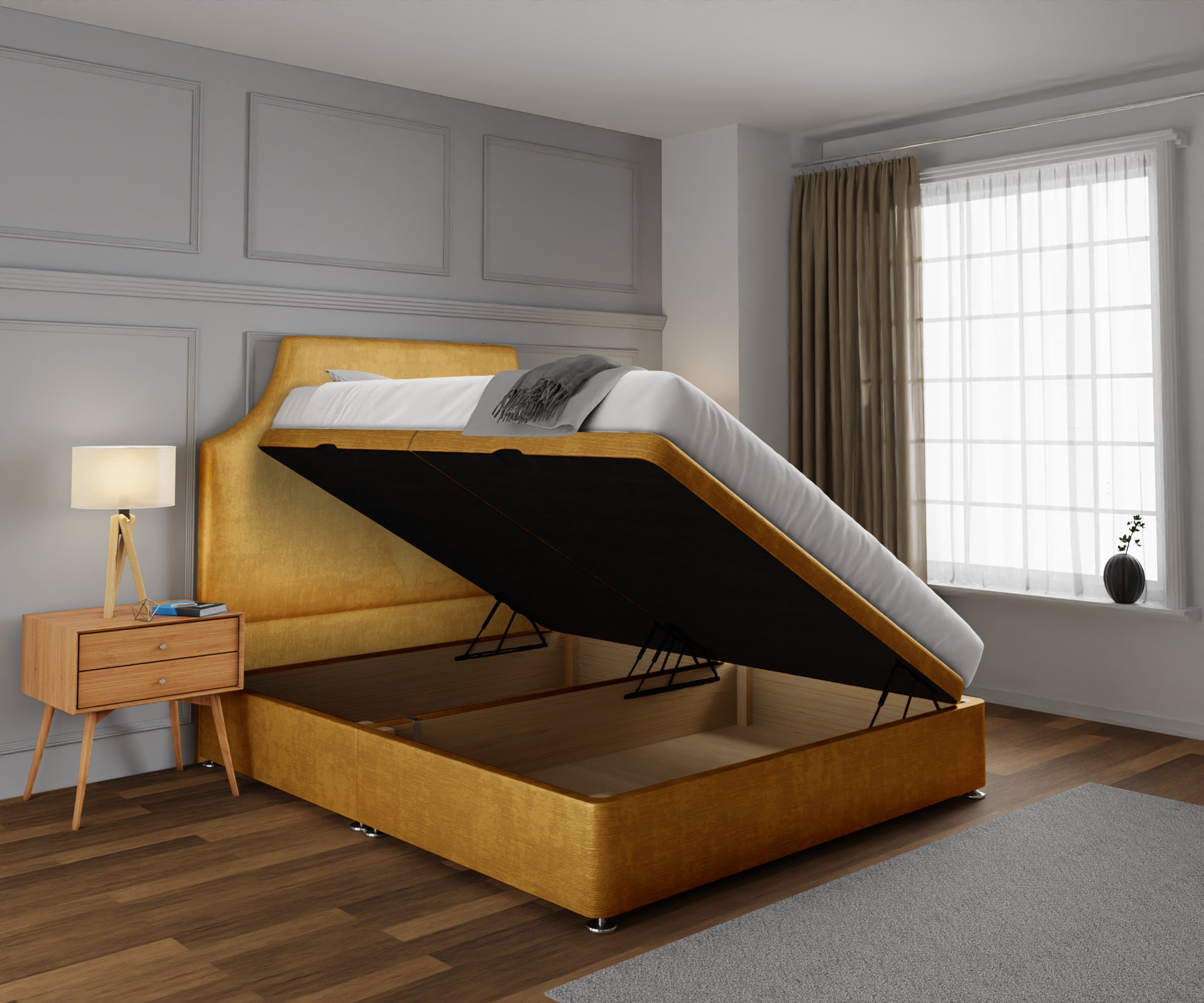 Eva Ottoman Storage Divan Bed Set