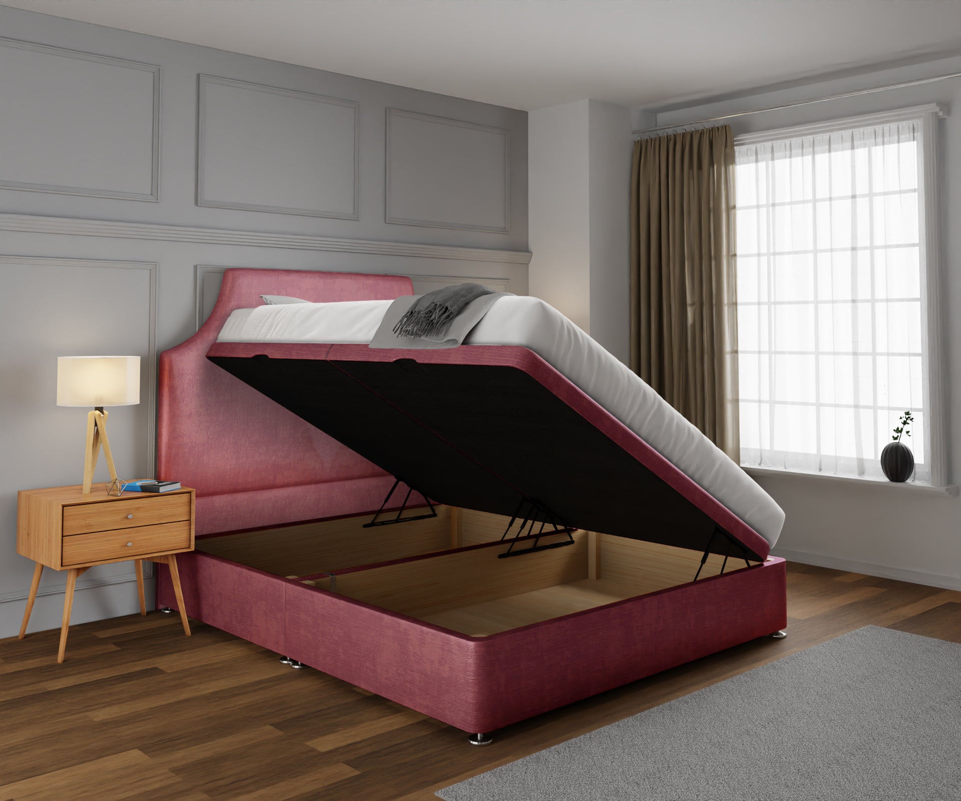 Eva Ottoman Storage Divan Bed Set
