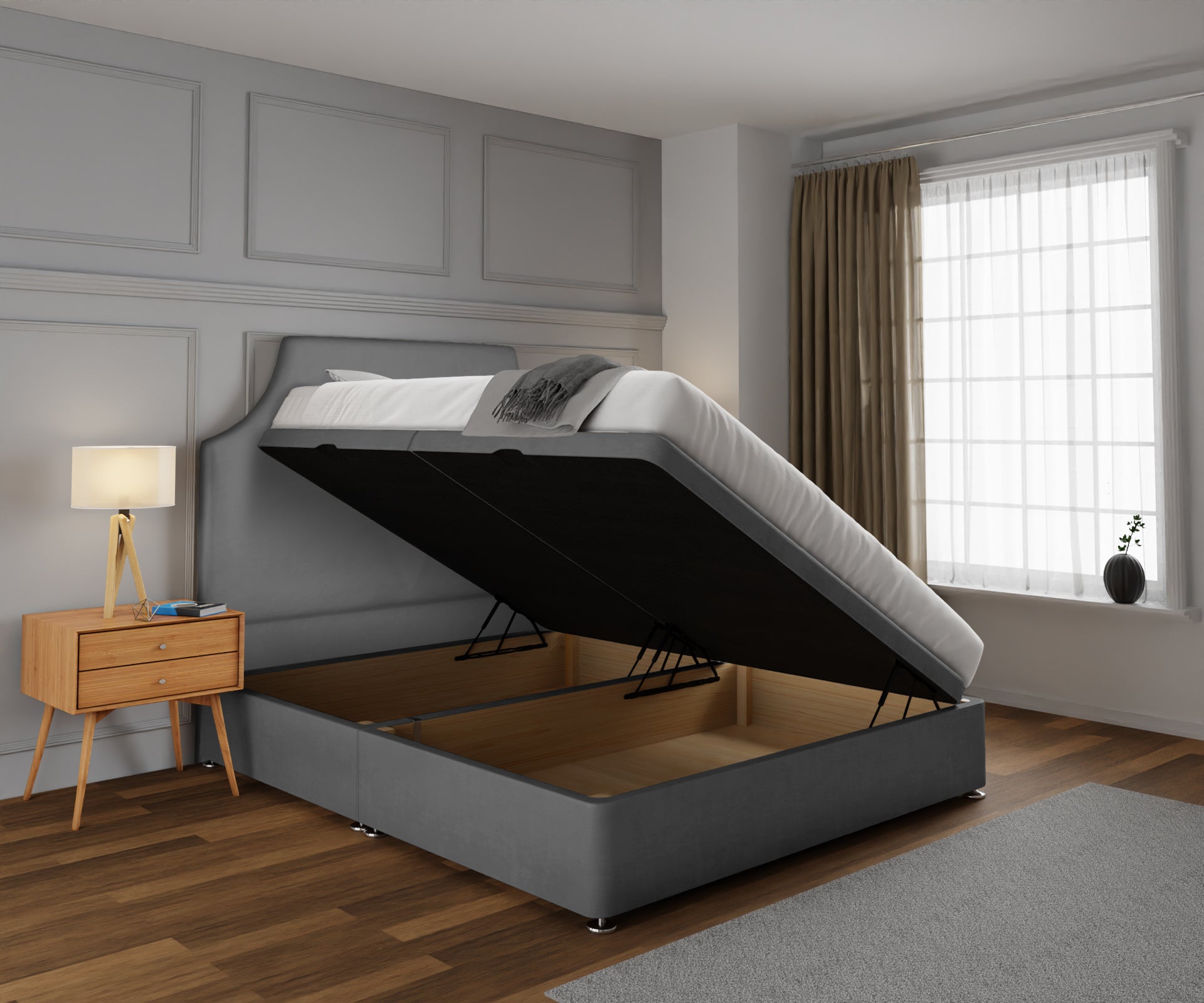 Eva Ottoman Storage Divan Bed Set