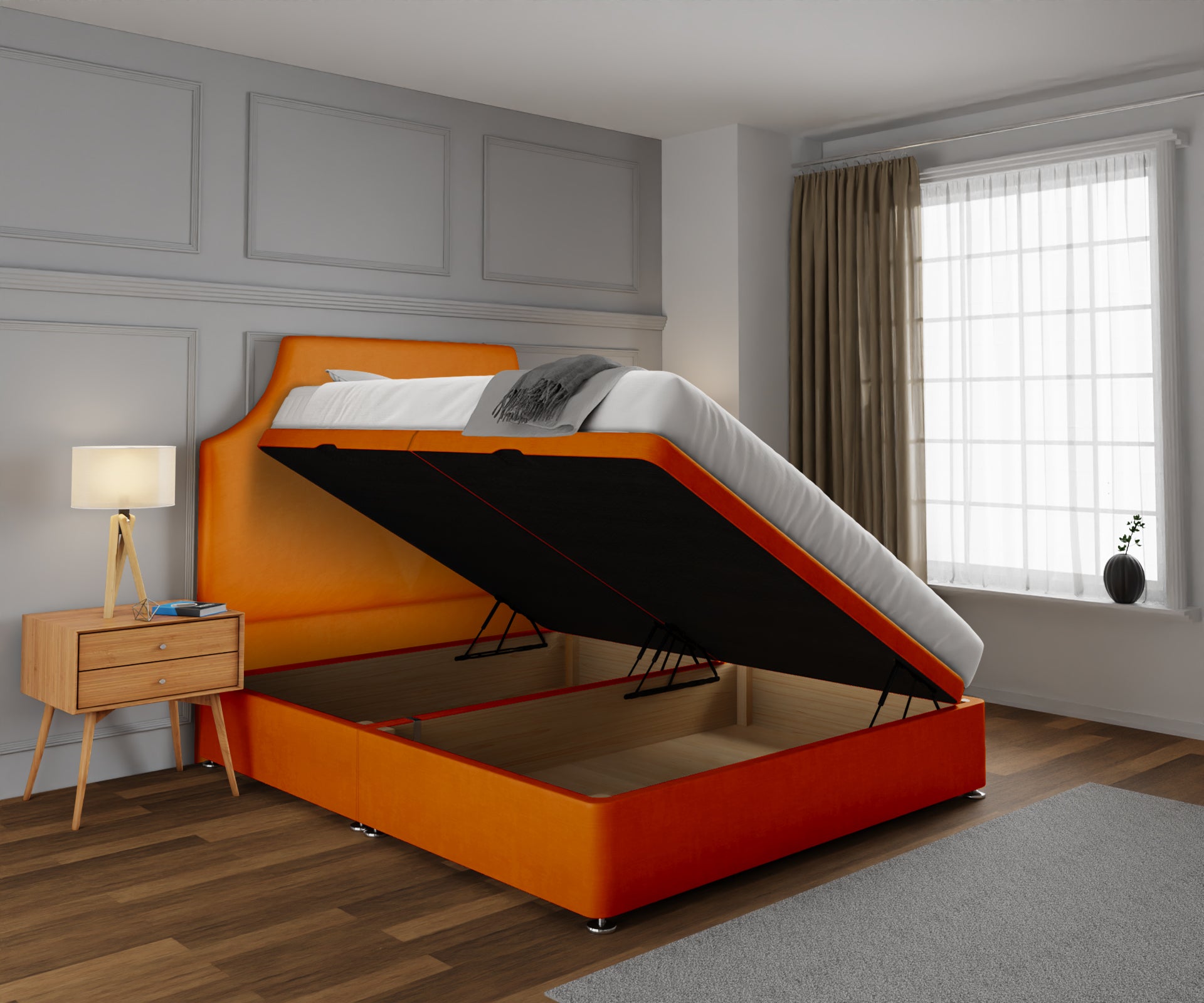 Eva Ottoman Storage Divan Bed Set