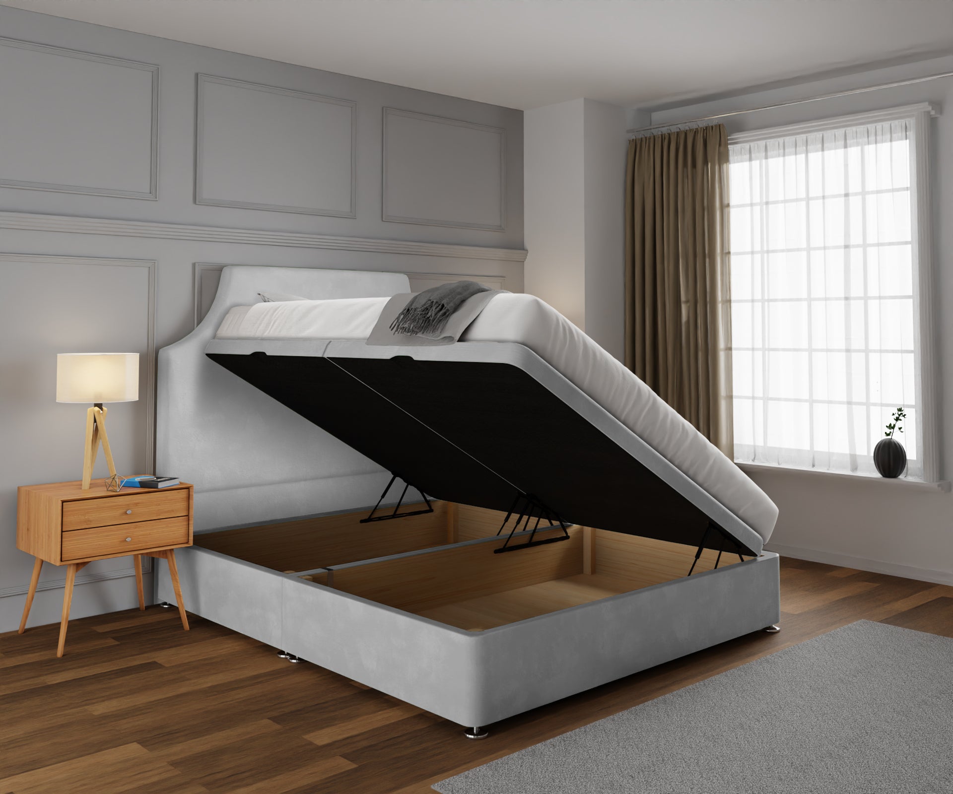 Eva Ottoman Storage Divan Bed Set