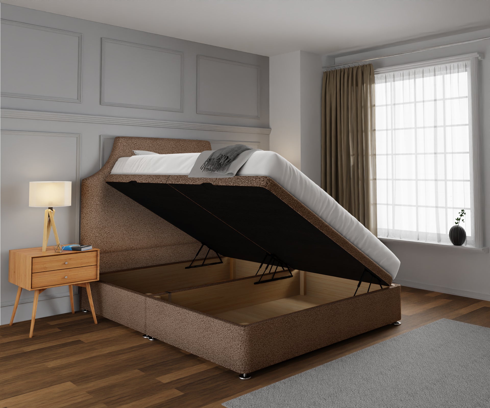 Eva Ottoman Storage Divan Bed Set