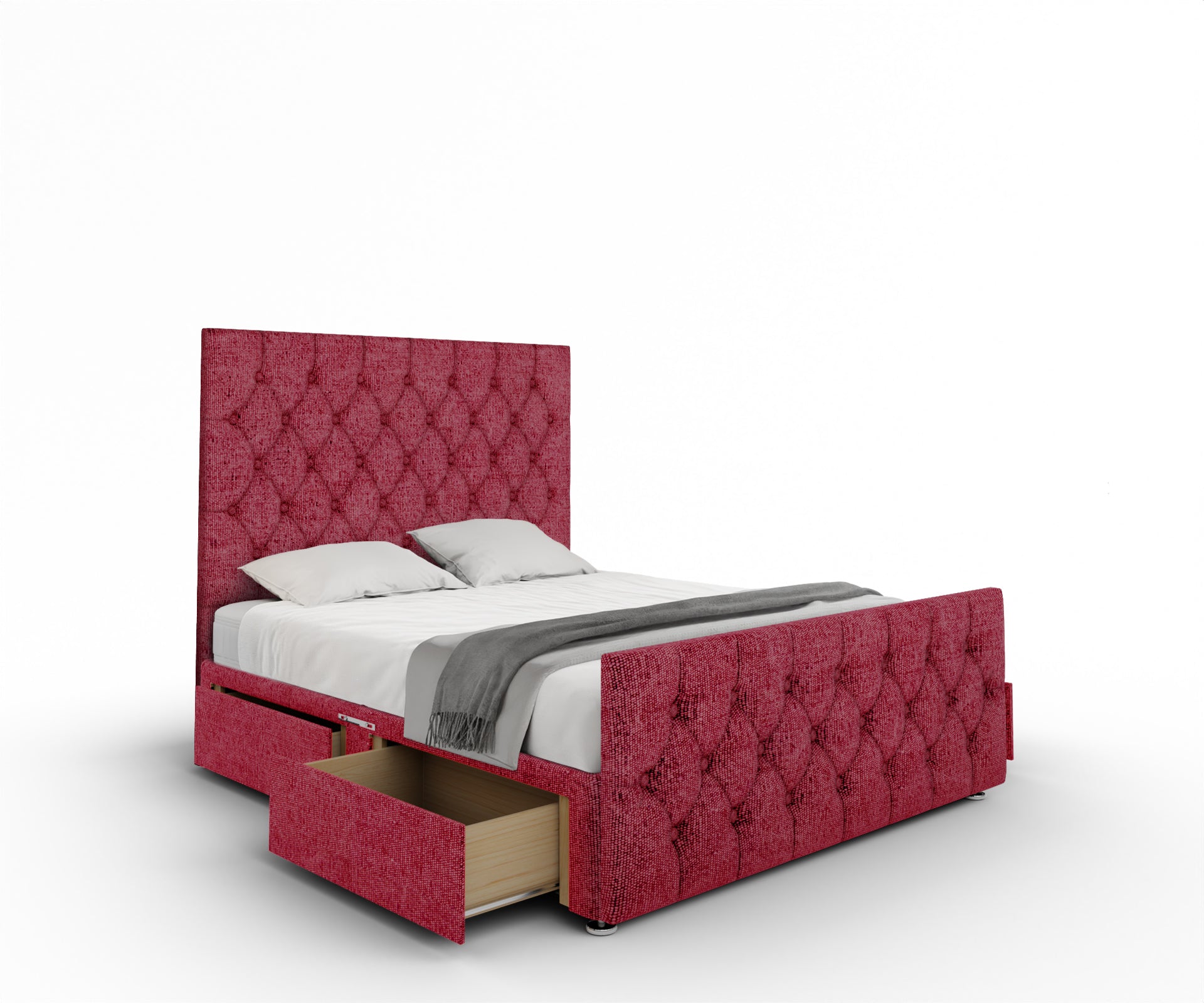 Evie Divan Bed Set With Footboard