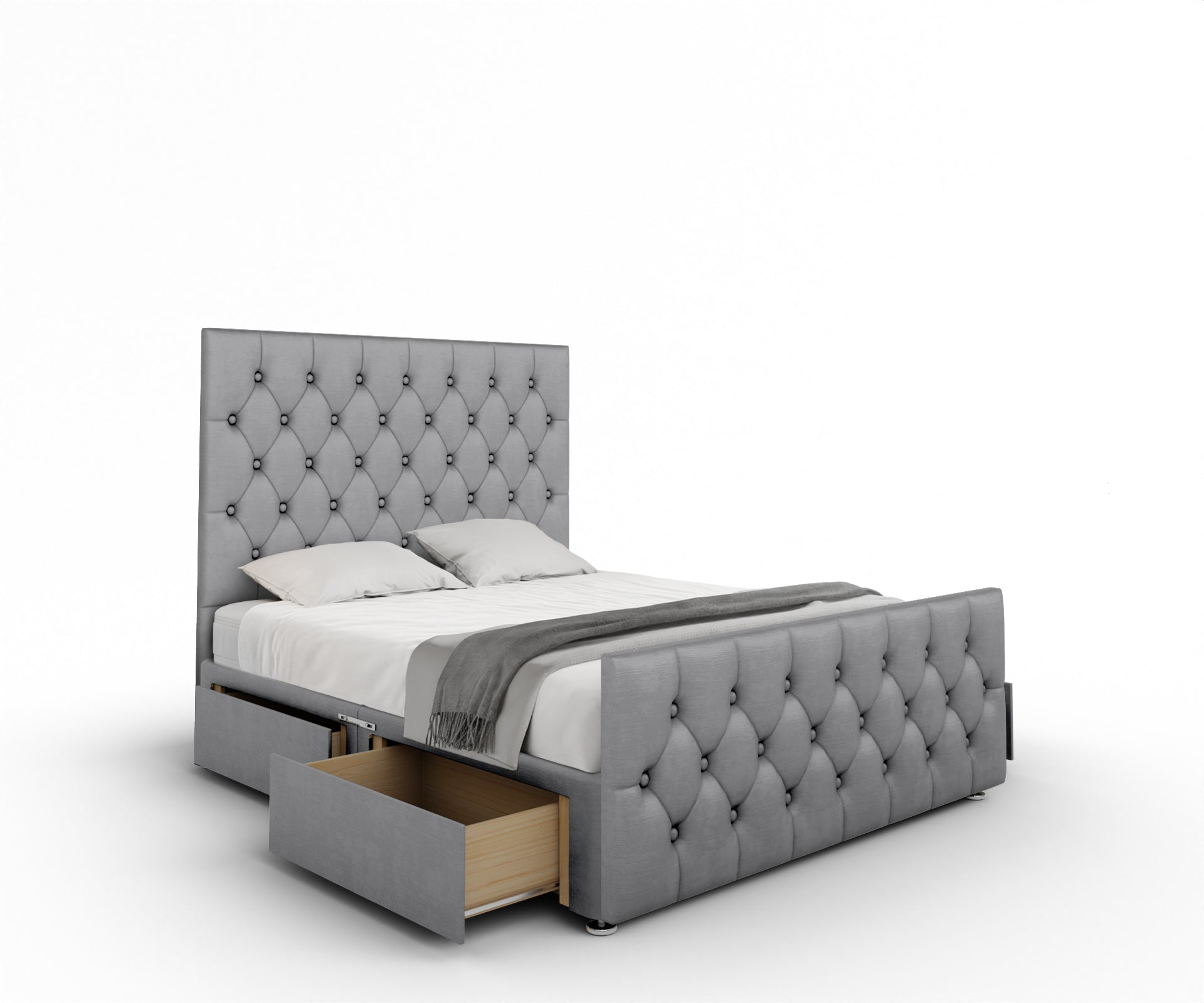 Evie Divan Bed Set With Footboard