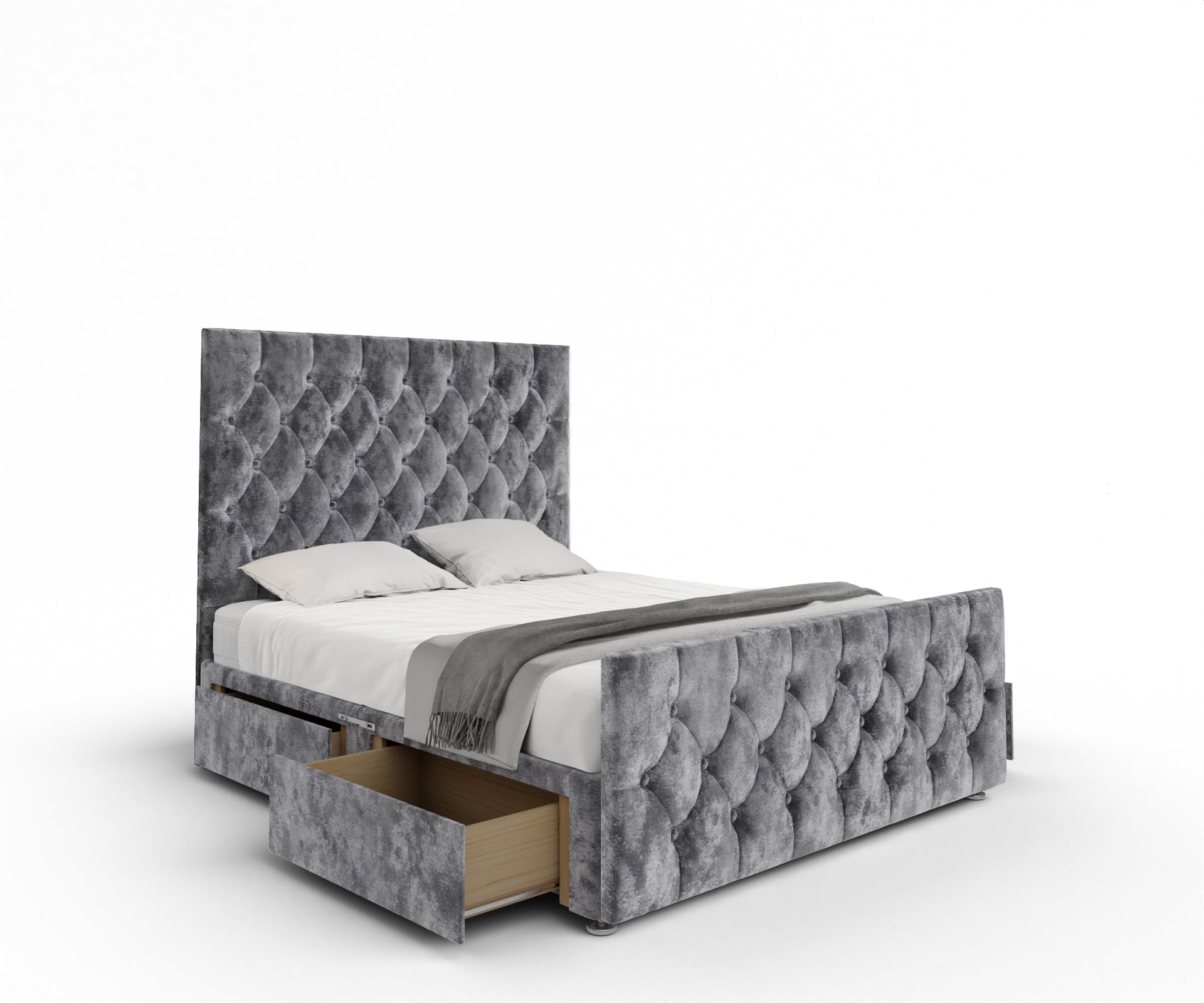 Evie Divan Bed Set With Footboard