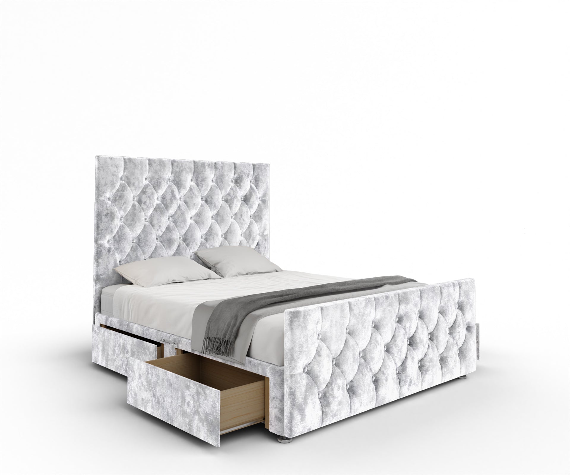 Evie Divan Bed Set With Footboard