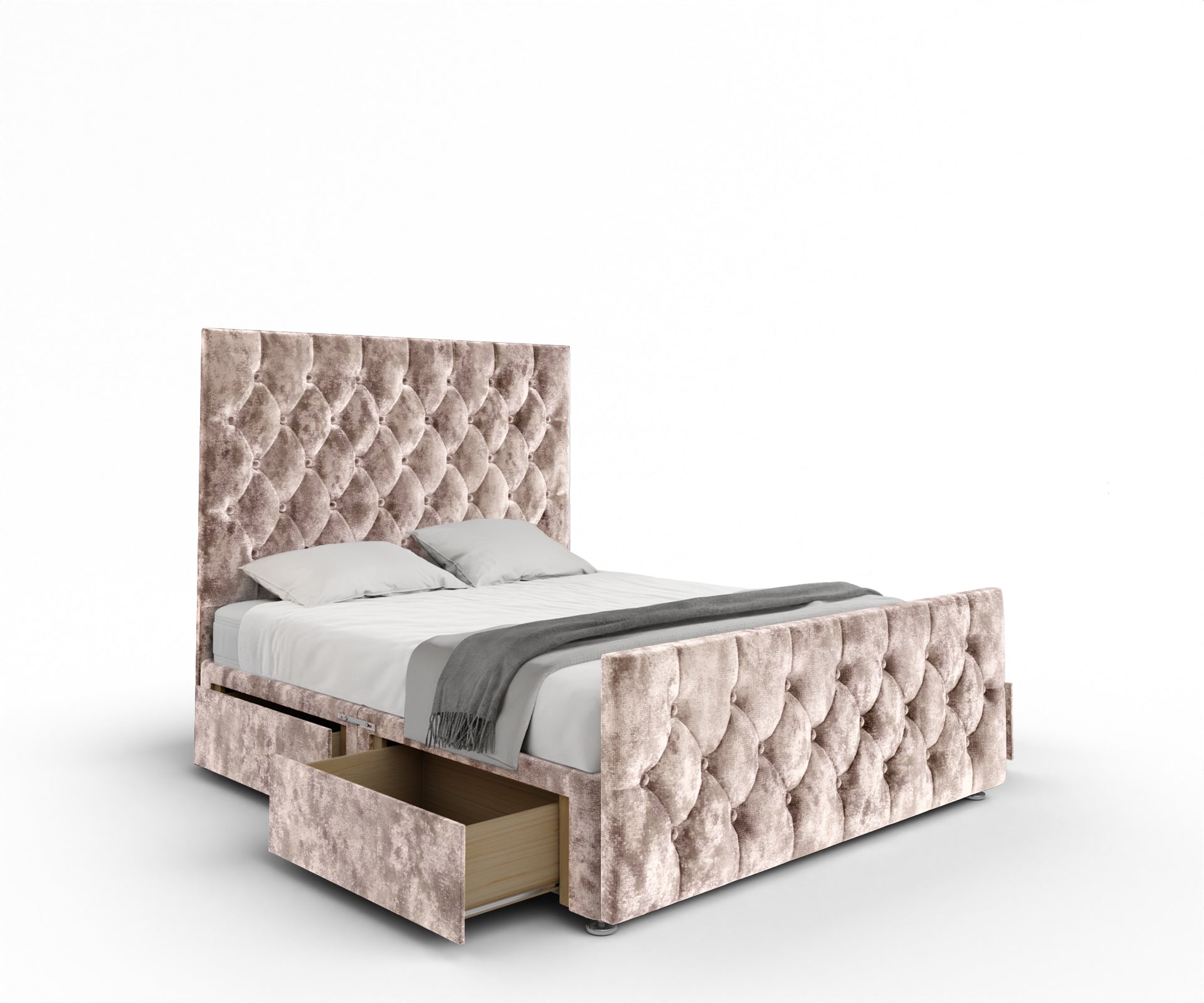 Evie Divan Bed Set With Footboard