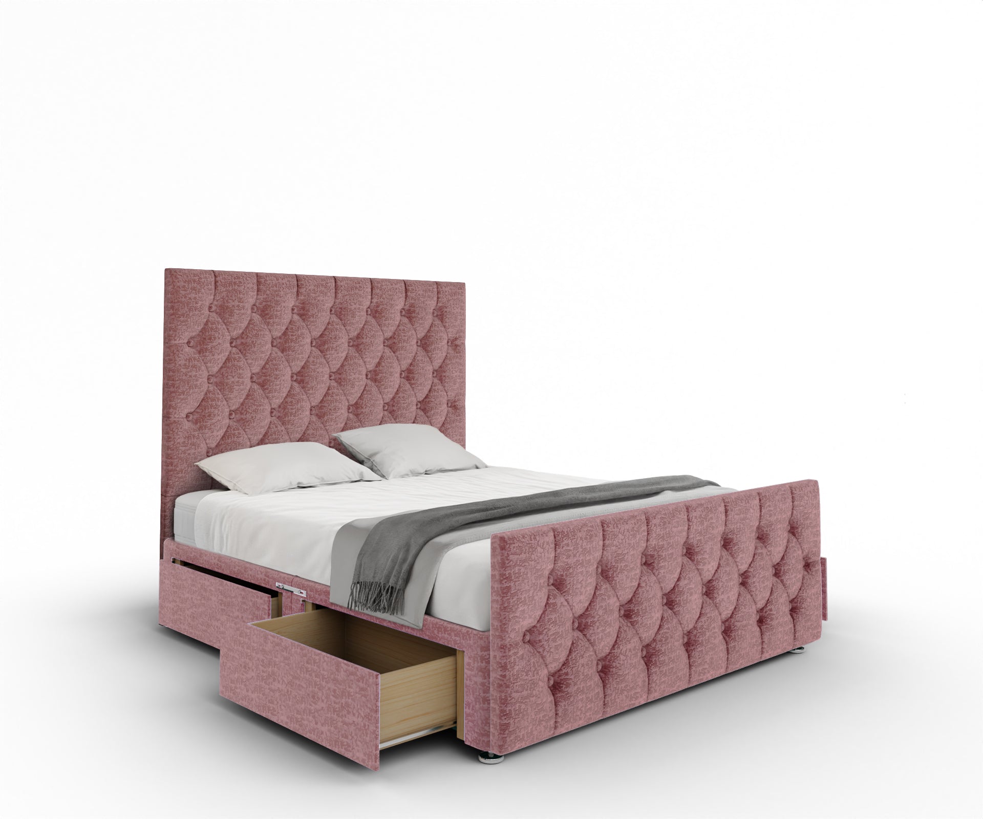 Evie Divan Bed Set With Footboard