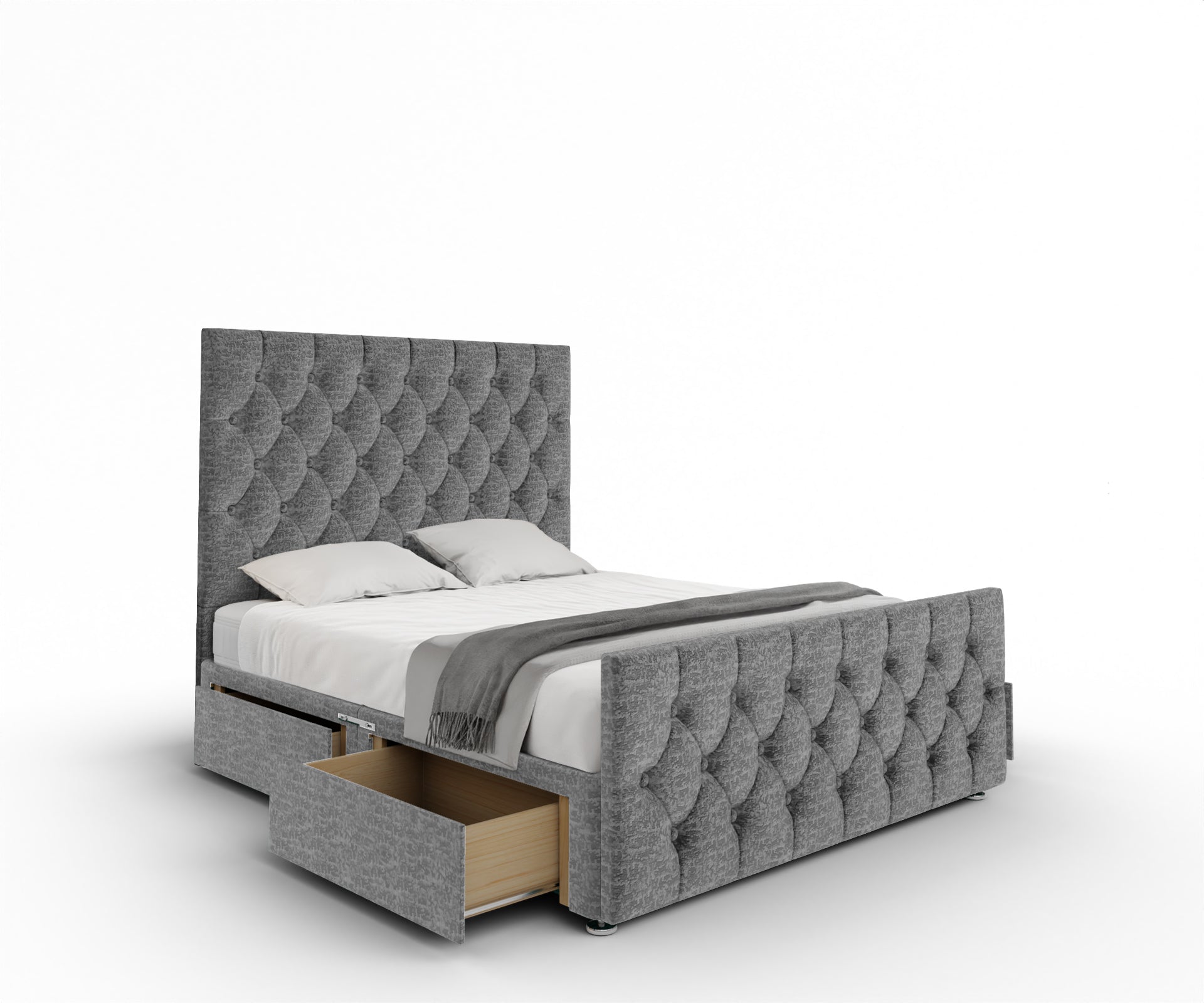 Evie Divan Bed Set With Footboard