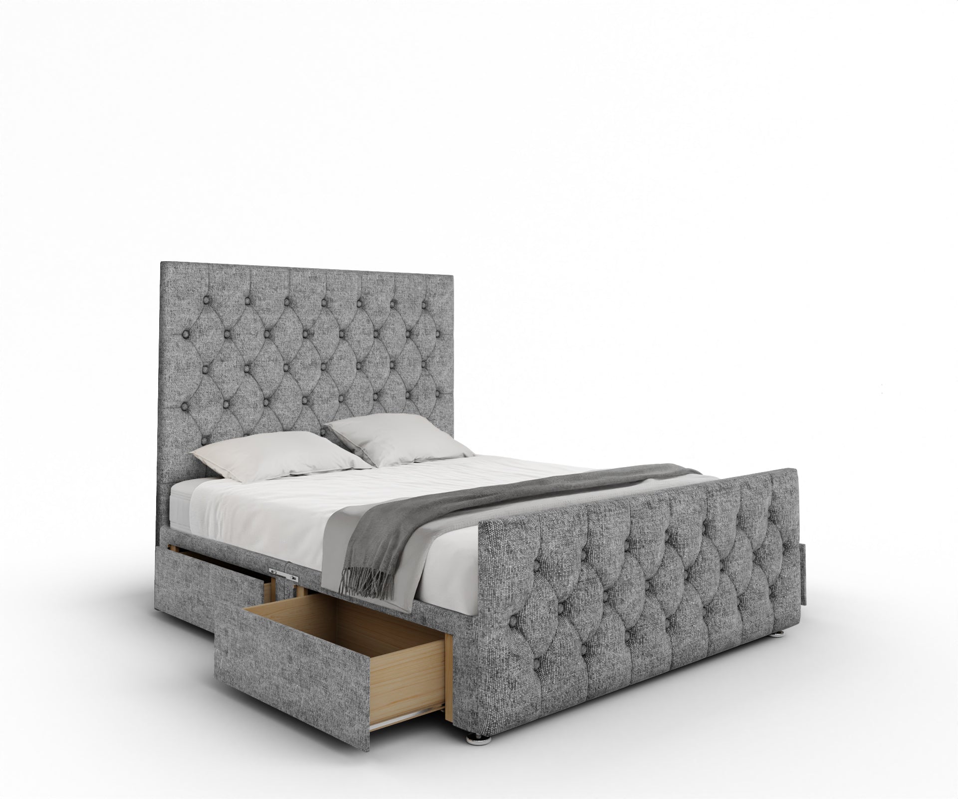 Evie Divan Bed Set With Footboard