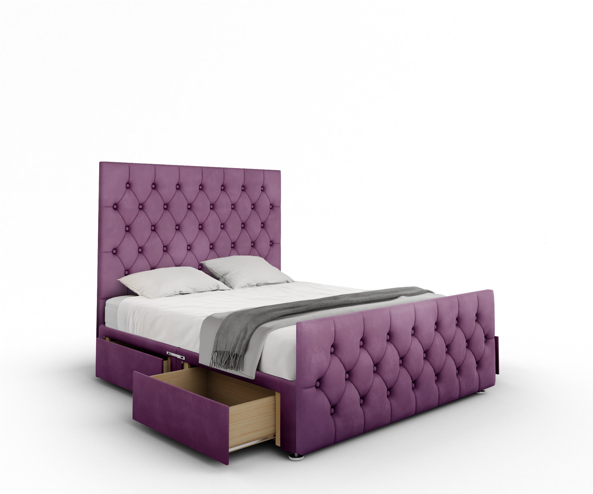 Evie Divan Bed Set With Footboard