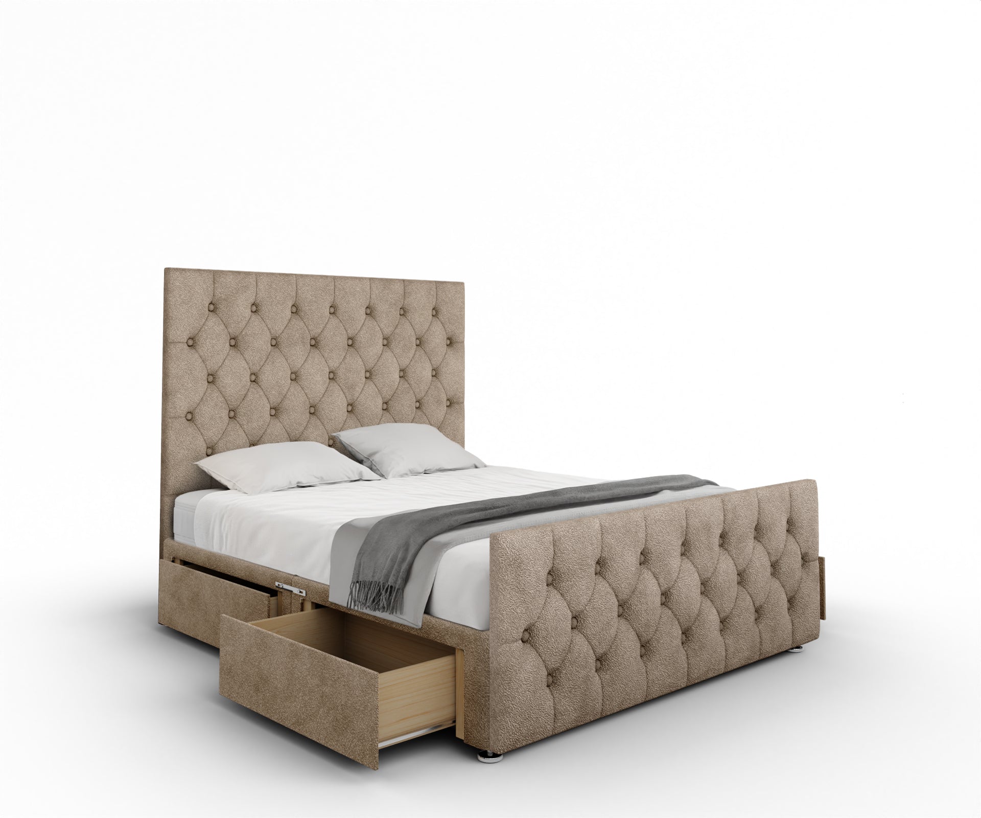 Evie Divan Bed Set With Footboard