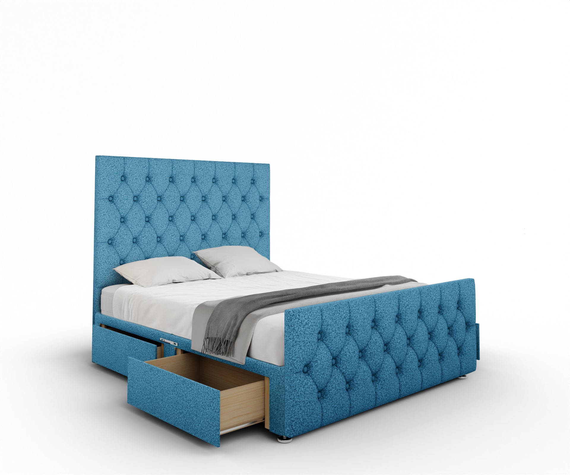 Evie Divan Bed Set With Footboard