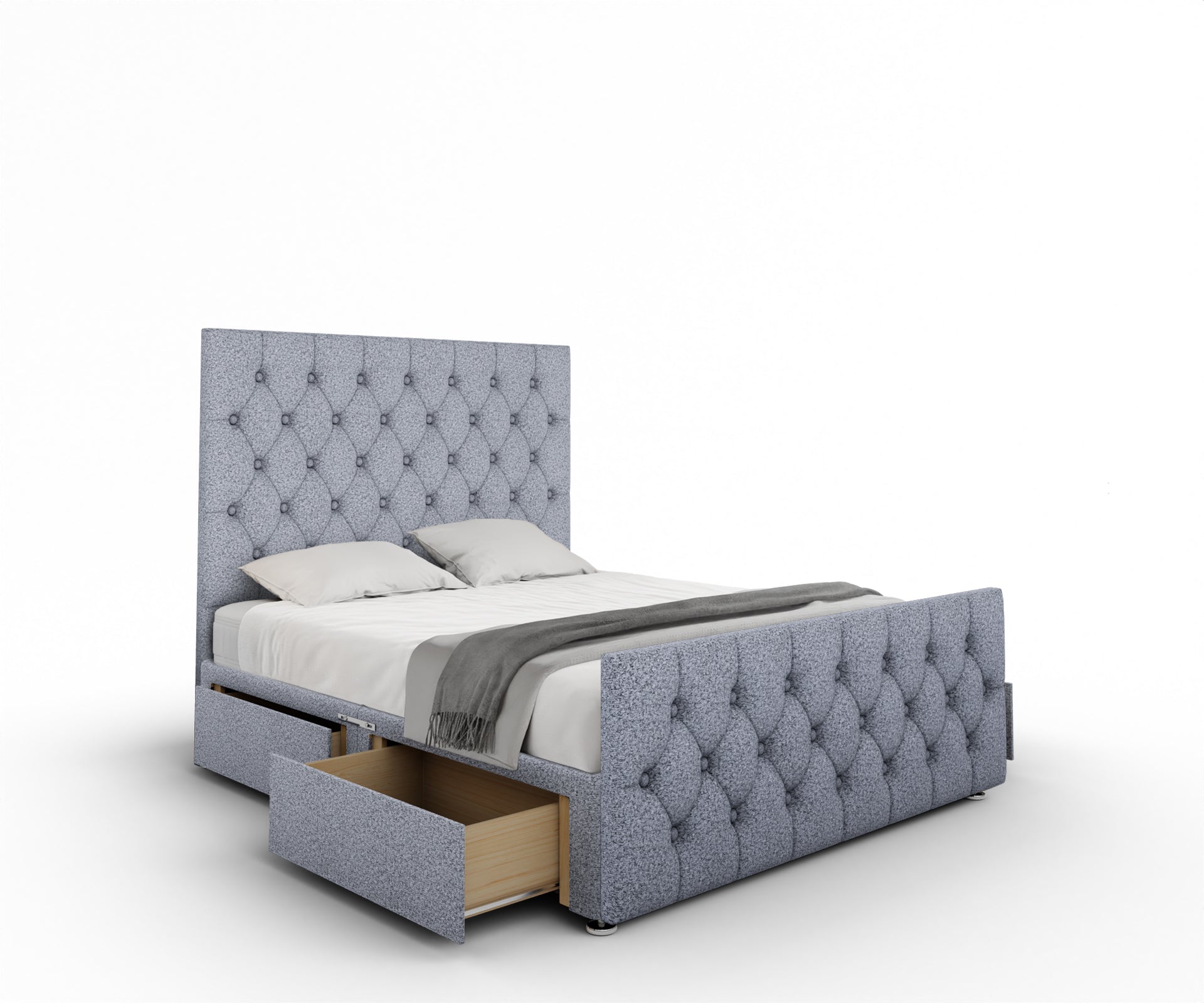 Evie Divan Bed Set With Footboard